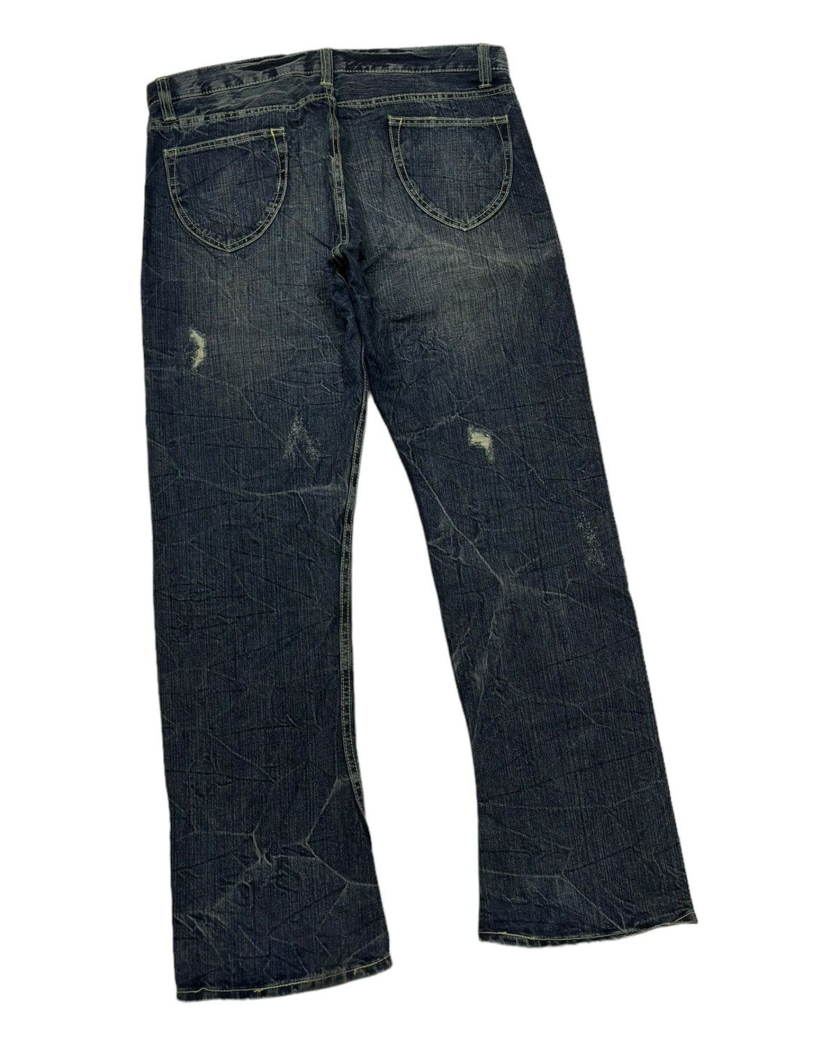 Hysteric Glamour × Japanese Brand × Vintage VINTAGE THEORIA JEANS DISTRESS HYSTERIC GLAMOUR STYLE DENIM Size US 37 - 4 Thumbnail