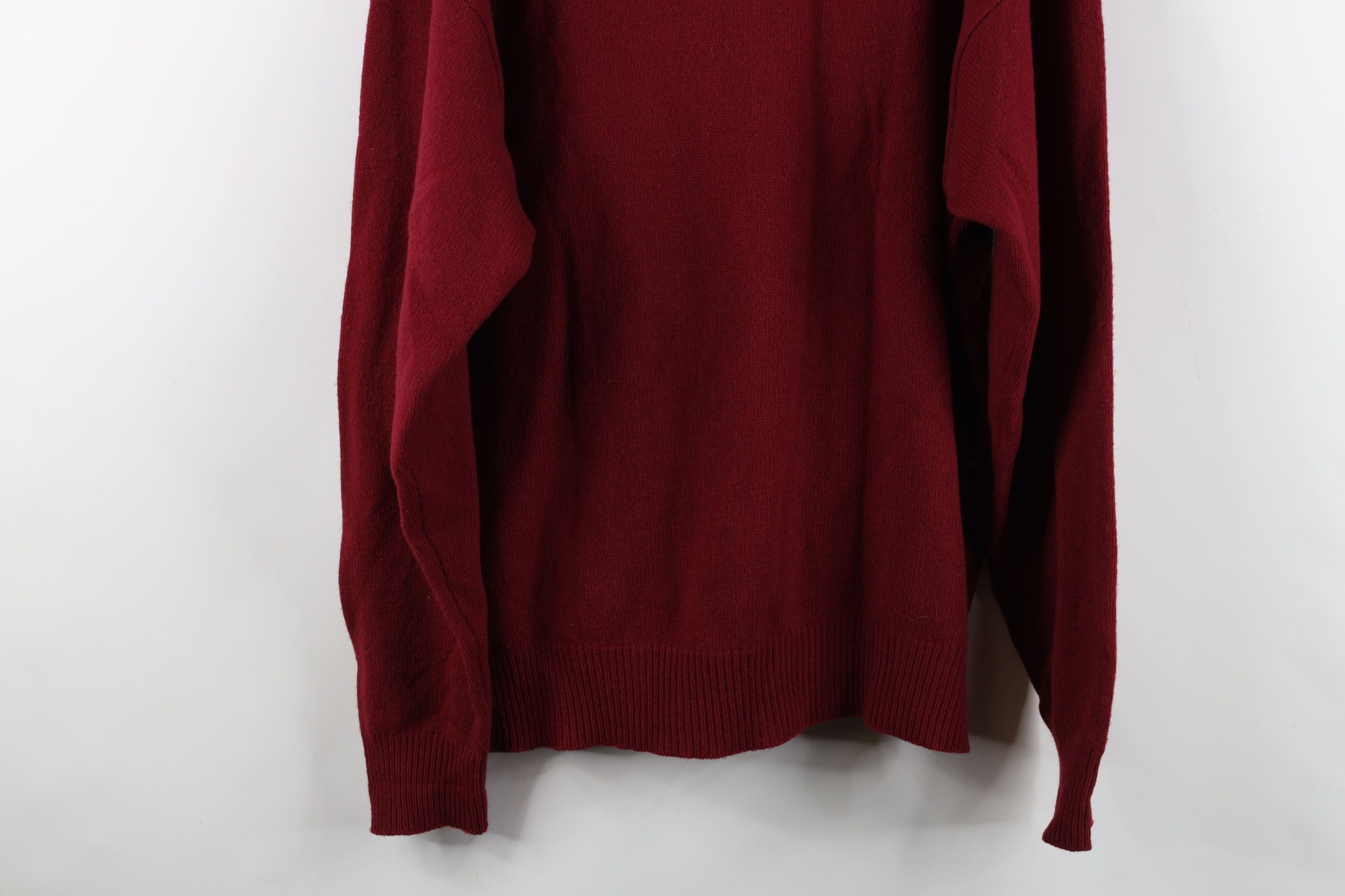 Vintage Vintage 90s Streetwear Lambswool Diamond Argyle Knit Sweater Size US XL / EU 56 / 4 - 14 Thumbnail