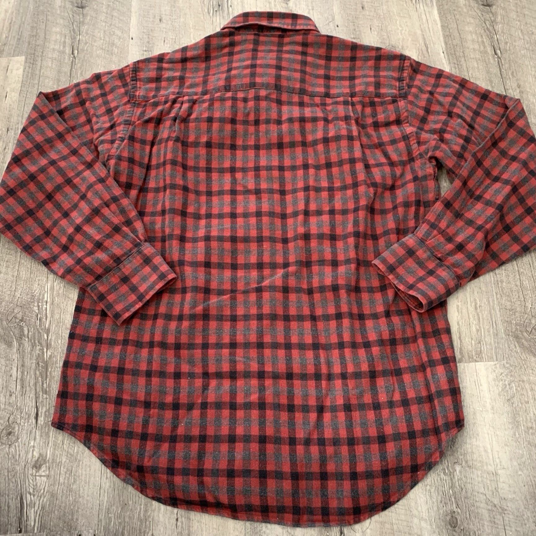 Orvis Orvis Shirt Mens M Red Gray Plaid Flannel Button-Up Cotton Long Sleeve Casual Classic Size US M / EU 48-50 / 2 - 5 Thumbnail