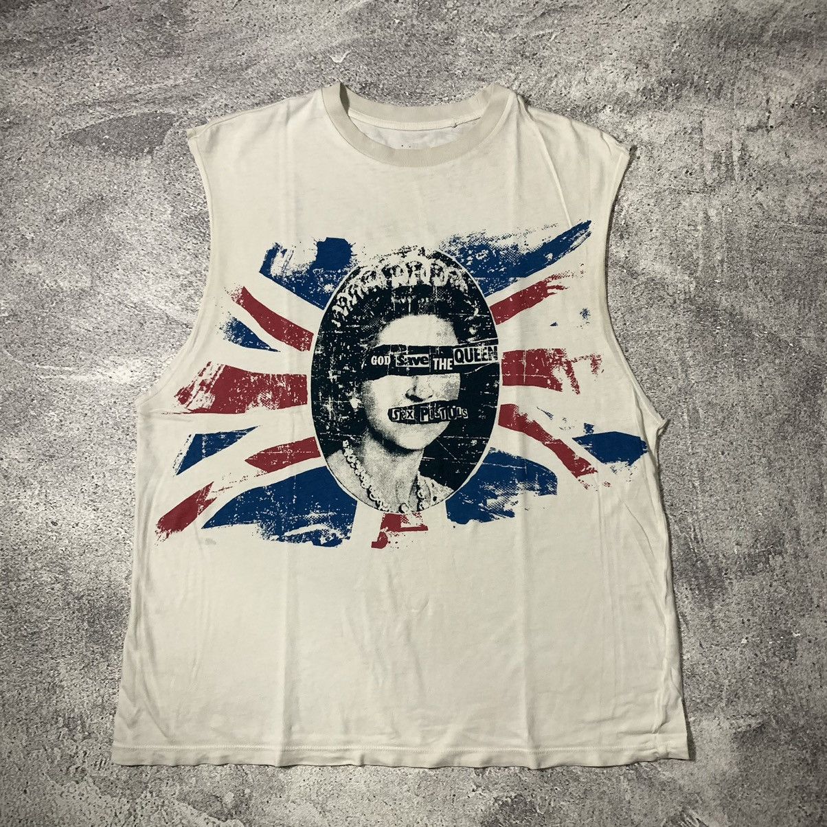 Band Tees 2017 Sex Pistols " God Save the Queen " Tank Top Size US M / EU 48-50 / 2 - 1 Thumbnail