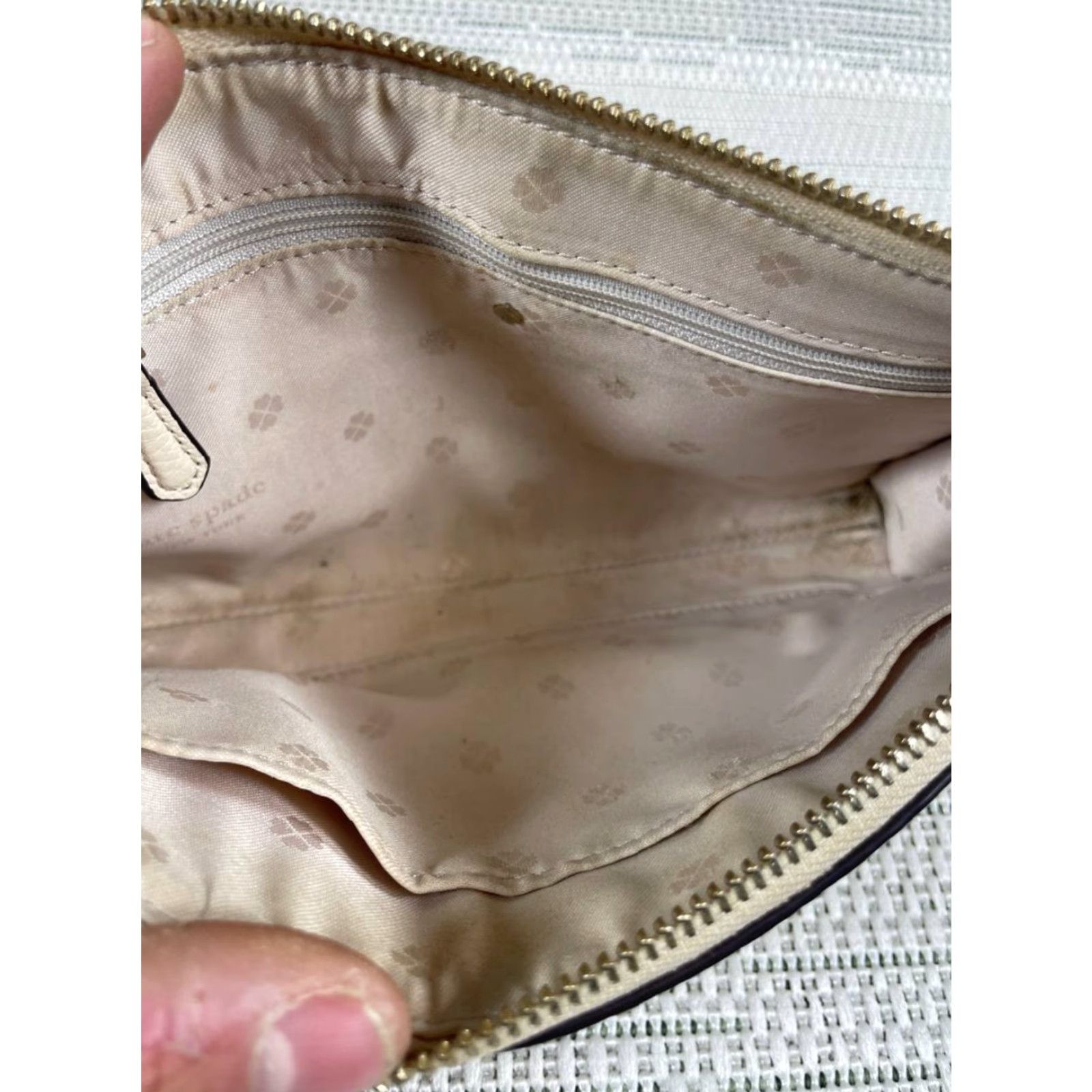 Vintage kate spade new york Bags Crossbody Small White Leather Knott Milk Glass Adjustable Strap Size ONE SIZE - 6 Thumbnail