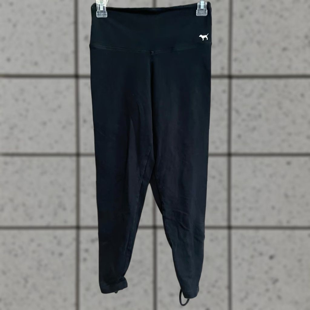 Victoria's Secret VINTAGE Victoria's Secret Pink Womens Black Ties Activewear Jogger Pants Size Small Size 28" / US 6 / IT 42 - 1 Thumbnail