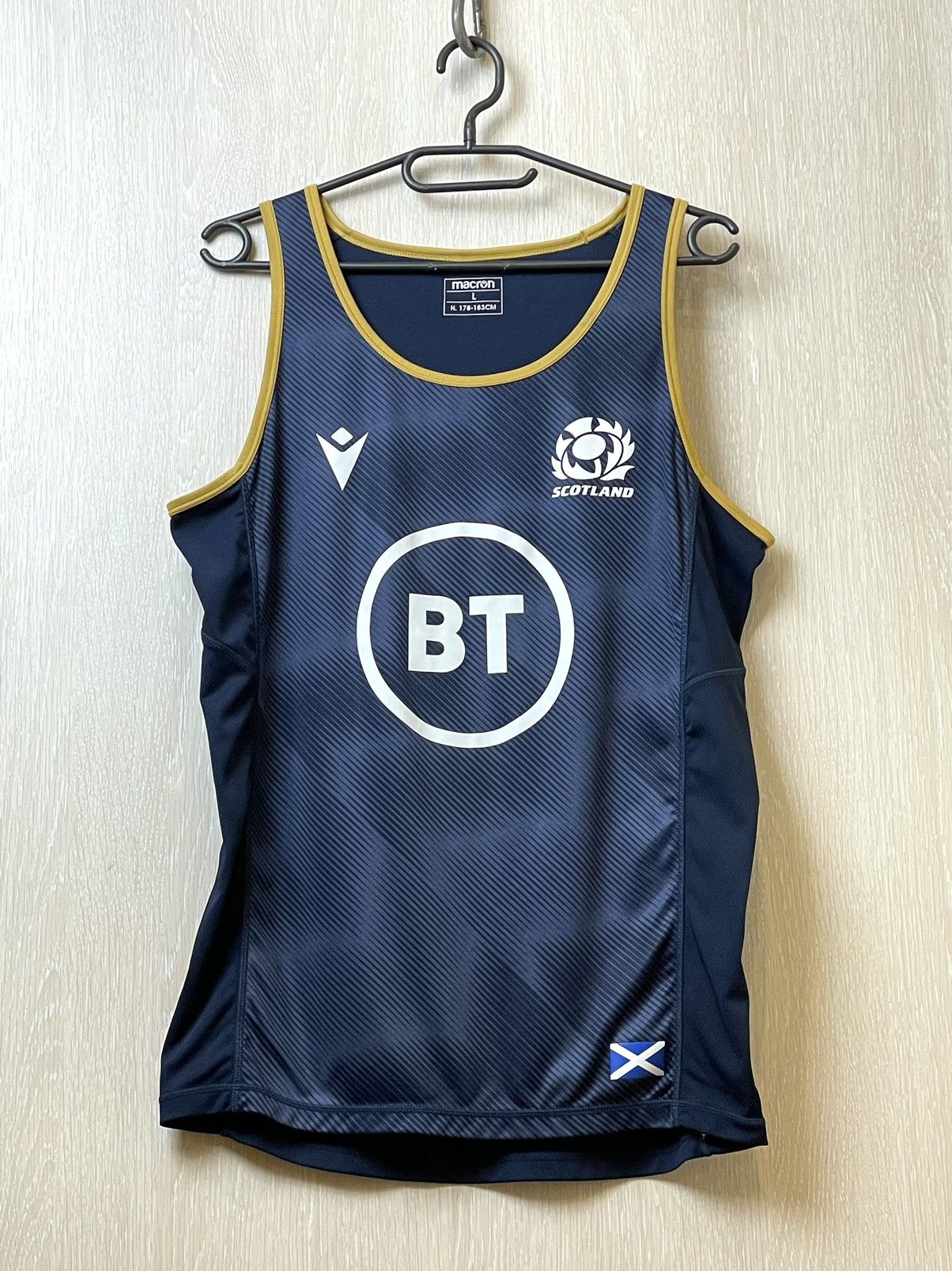 Macron Vintage Macron Scotland National Team Rugby Jersey Shirt Size US L / EU 52-54 / 3 - 1 Thumbnail