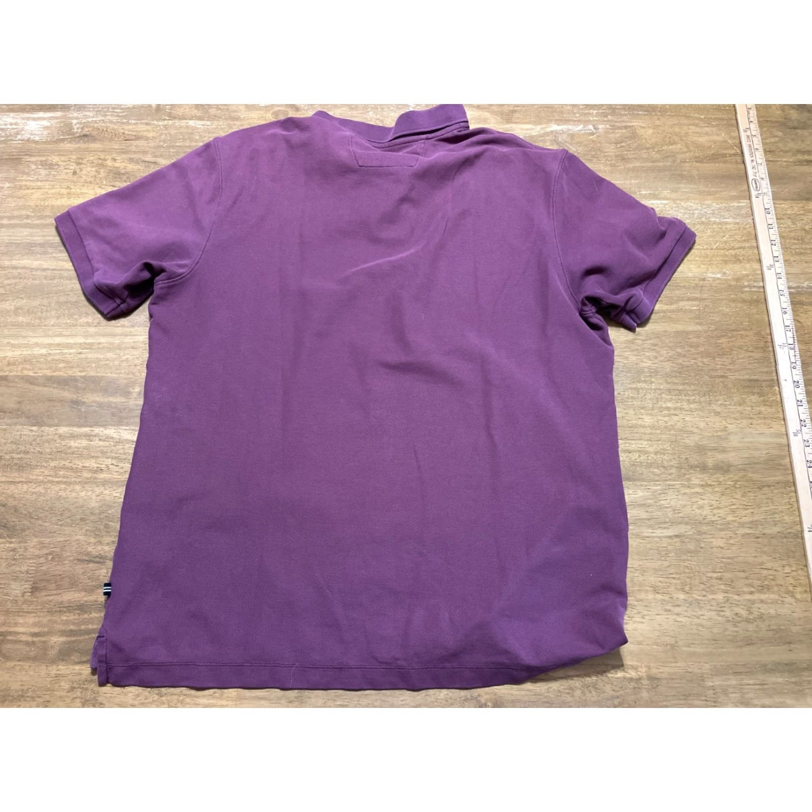 Nautica Nautica Shirt Polo, Men's XL Short Sleeve, Purple, Cotton, Logo, Casual, Travel, Regular fit, Machine Washable, Breathable, Fall Spring Summer, Navy? Size US XL / EU 56 / 4 - 2 Thumbnail