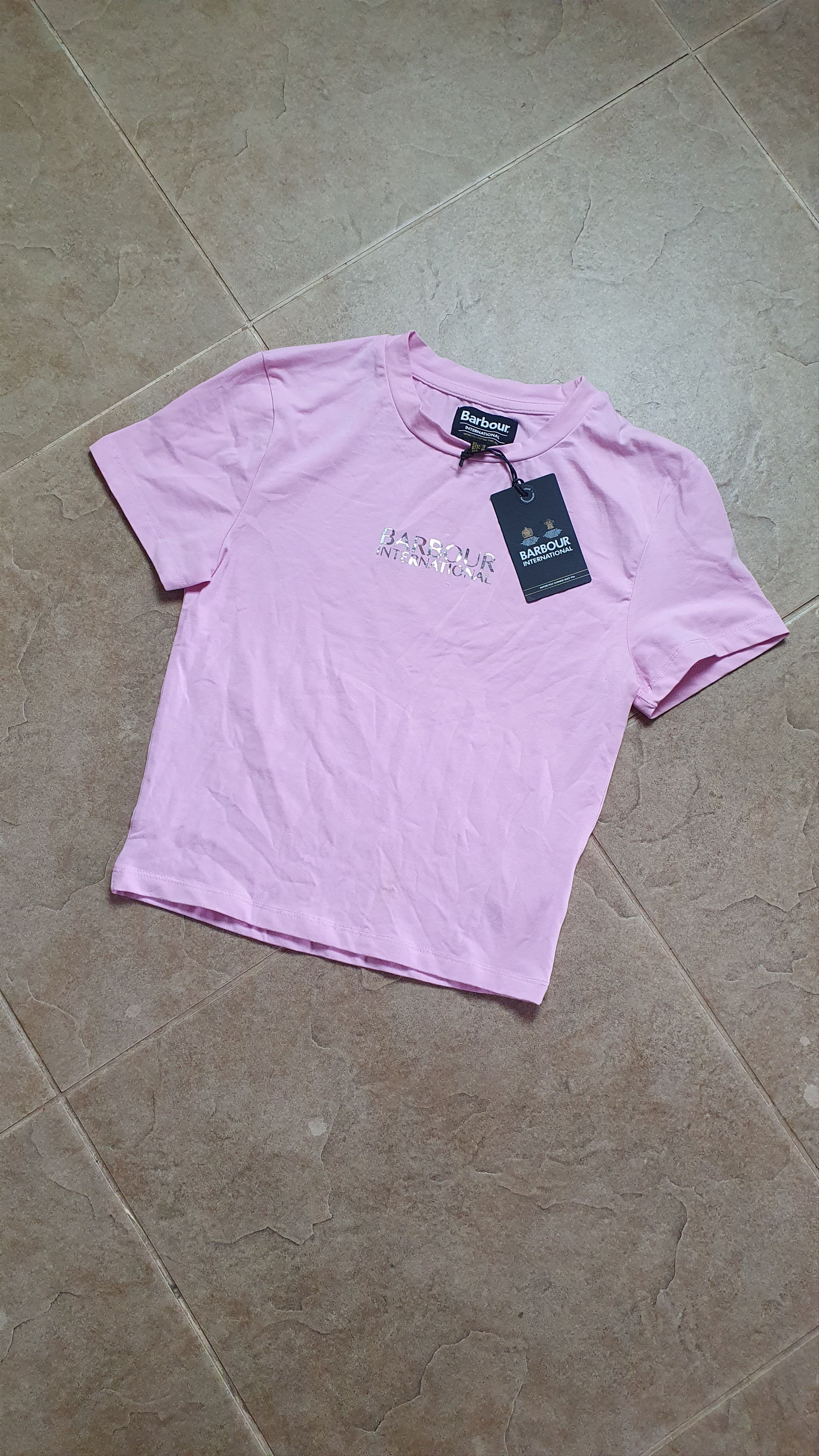 Barbour Rare Women's pink t-shirts Barbour top Vintage Size S Size S / US 4 / IT 40 - 15 Thumbnail