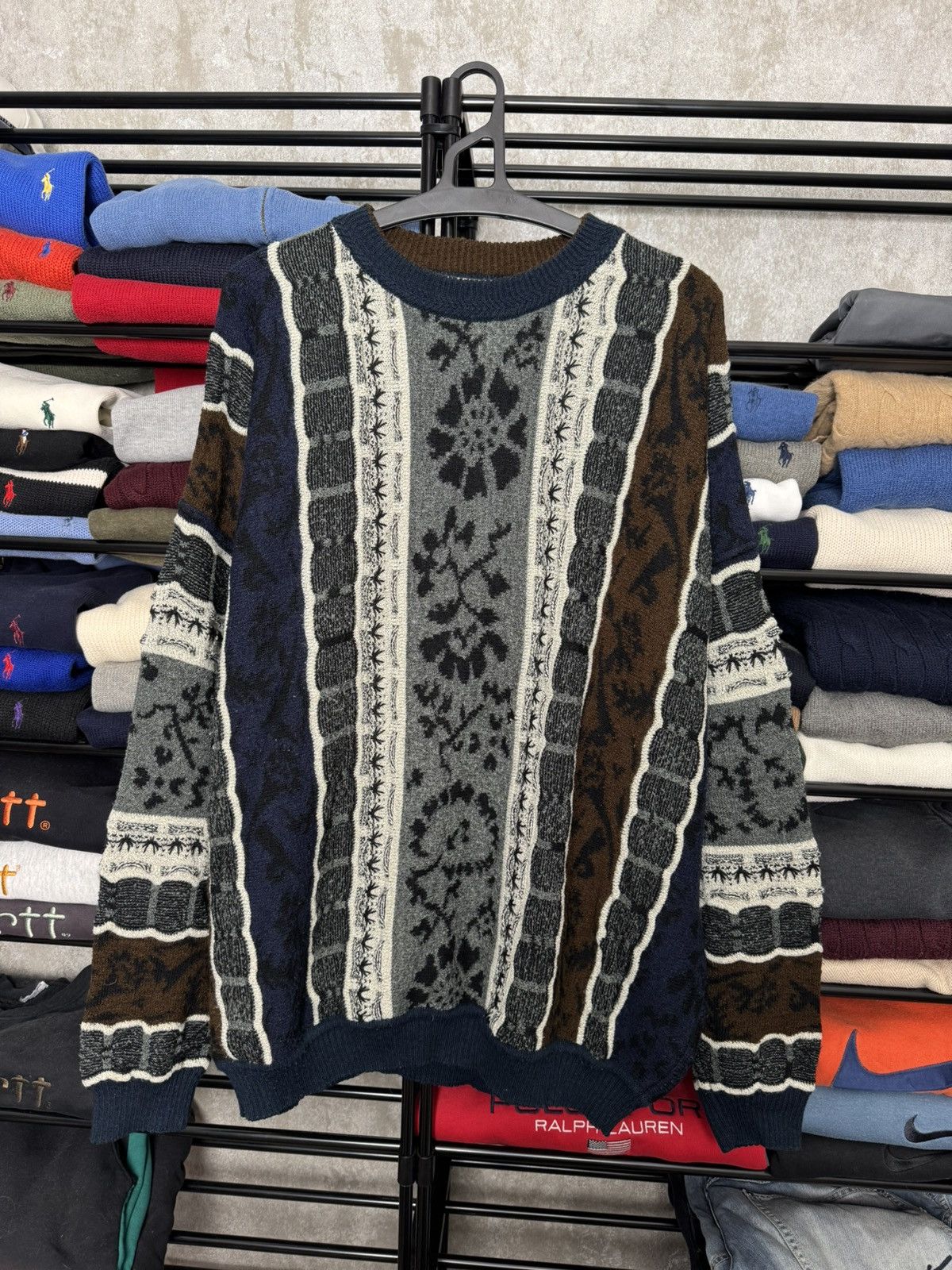 Vintage Vintage Sweater Monello Googi style Size US XL / EU 56 / 4 - 1 Thumbnail