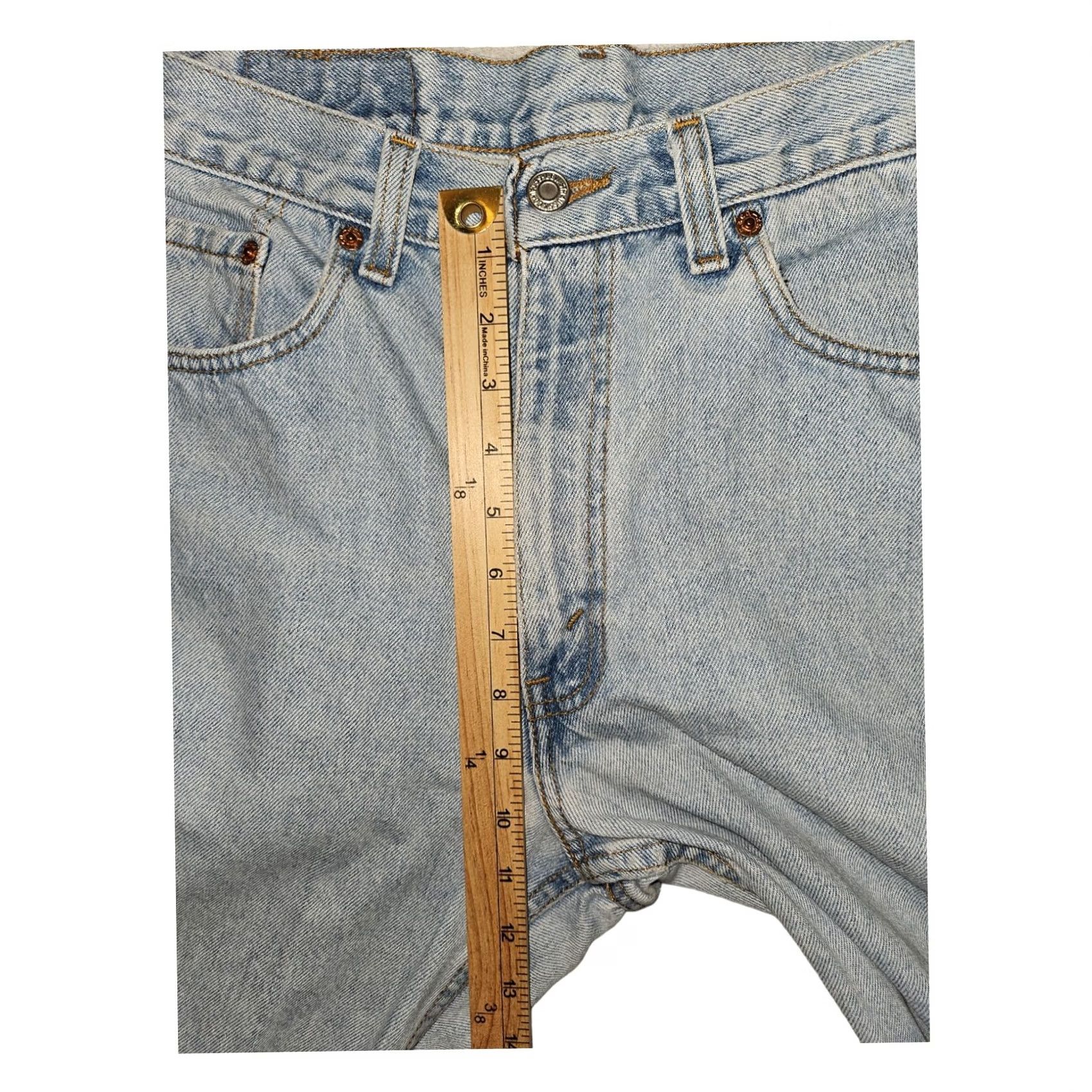 Levi's VINTAGE Levi'S Jeans Mens 34 Blue 34x30 Men Relaxed Fit Straight Y2K Size US 34 / EU 50 - 5 Thumbnail