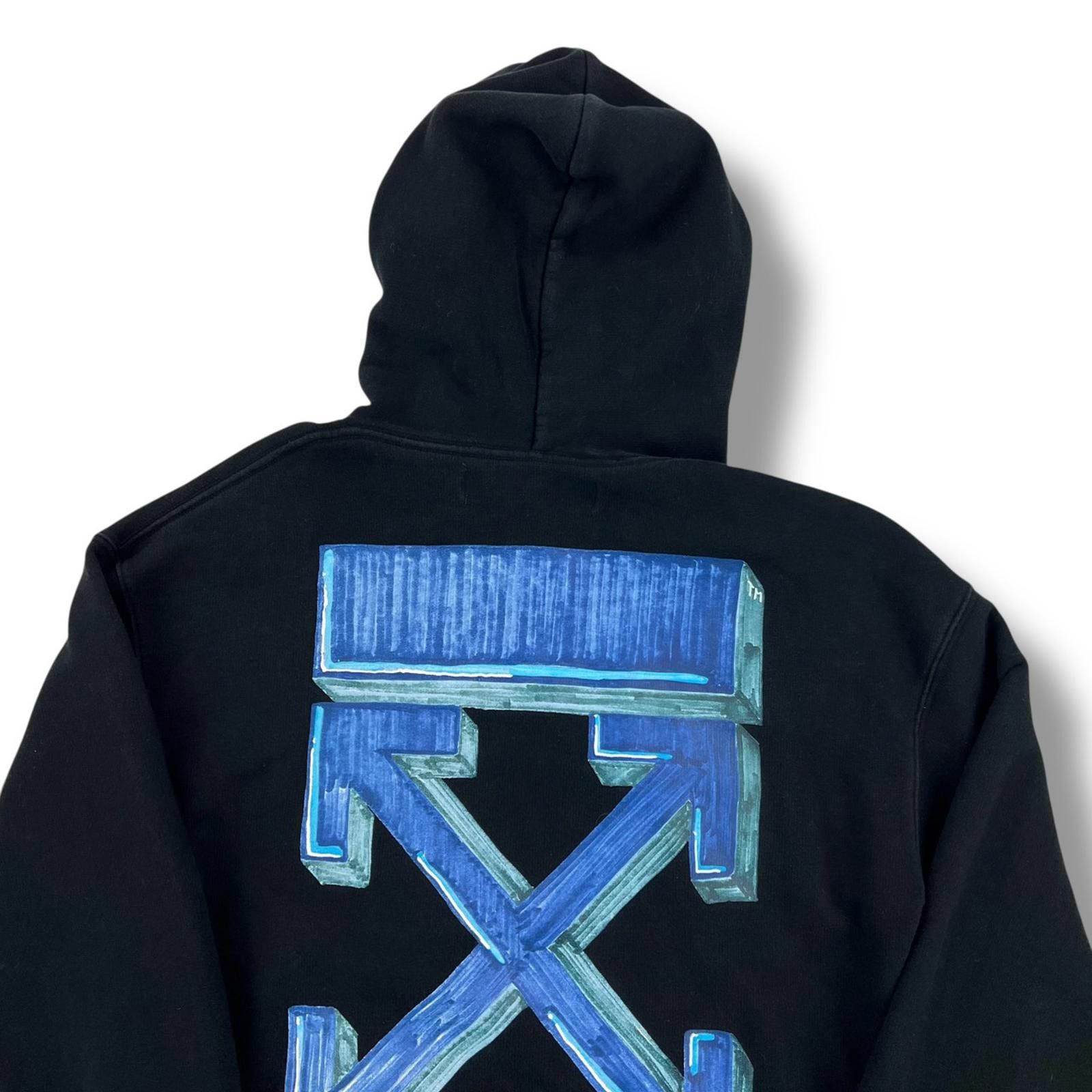 Off-White Blue Marker Arrows Hoodie