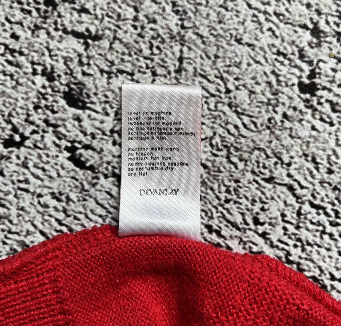 Lacoste Vintage Lacoste Diamond Knit Sweater Red Size US L / EU 52-54 / 3 - 11 Thumbnail