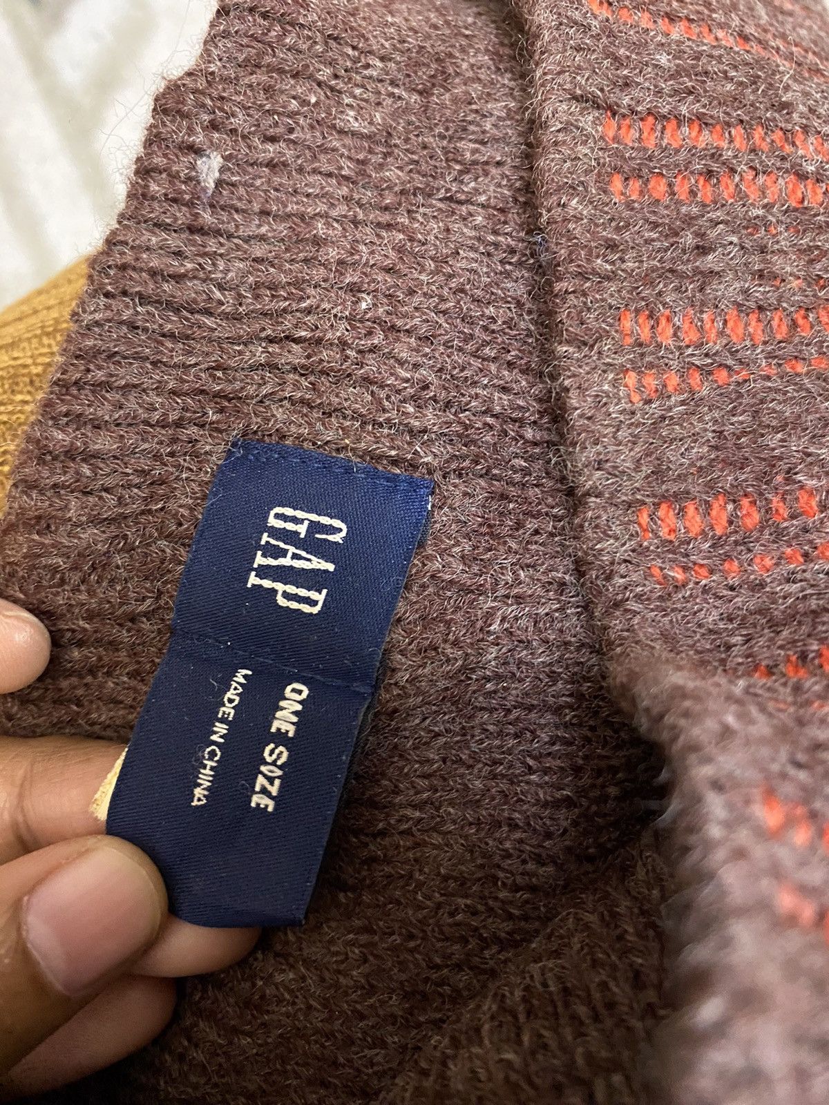 Gap × Vintage Vintage Gap Nice Design Beanie Hat Size ONE SIZE - 5 Thumbnail