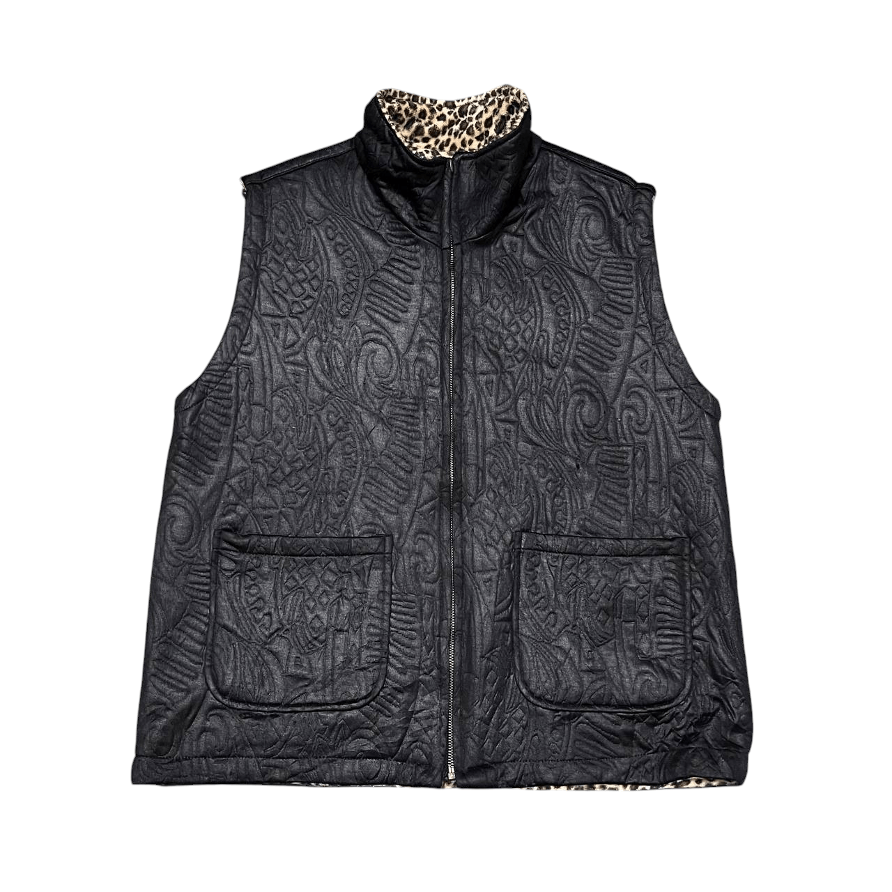 Hysteric Glamour Vintage Leopard Vest Reversible Size US L / EU 52-54 / 3 - 7 Thumbnail