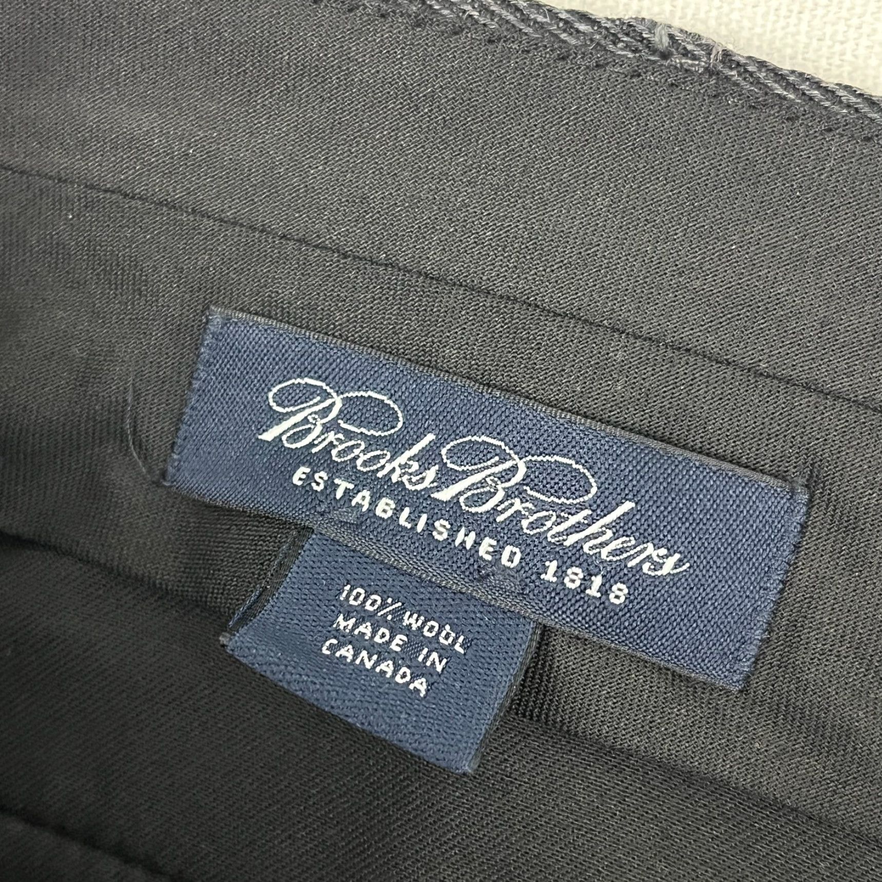 Brooks Brothers Brooks Brothers Pants Mens Regular 40x30.5 Wool Pleated Trousers Gray Slacks Canada Dress Pants Size US 40 / EU 56 - 2 Thumbnail