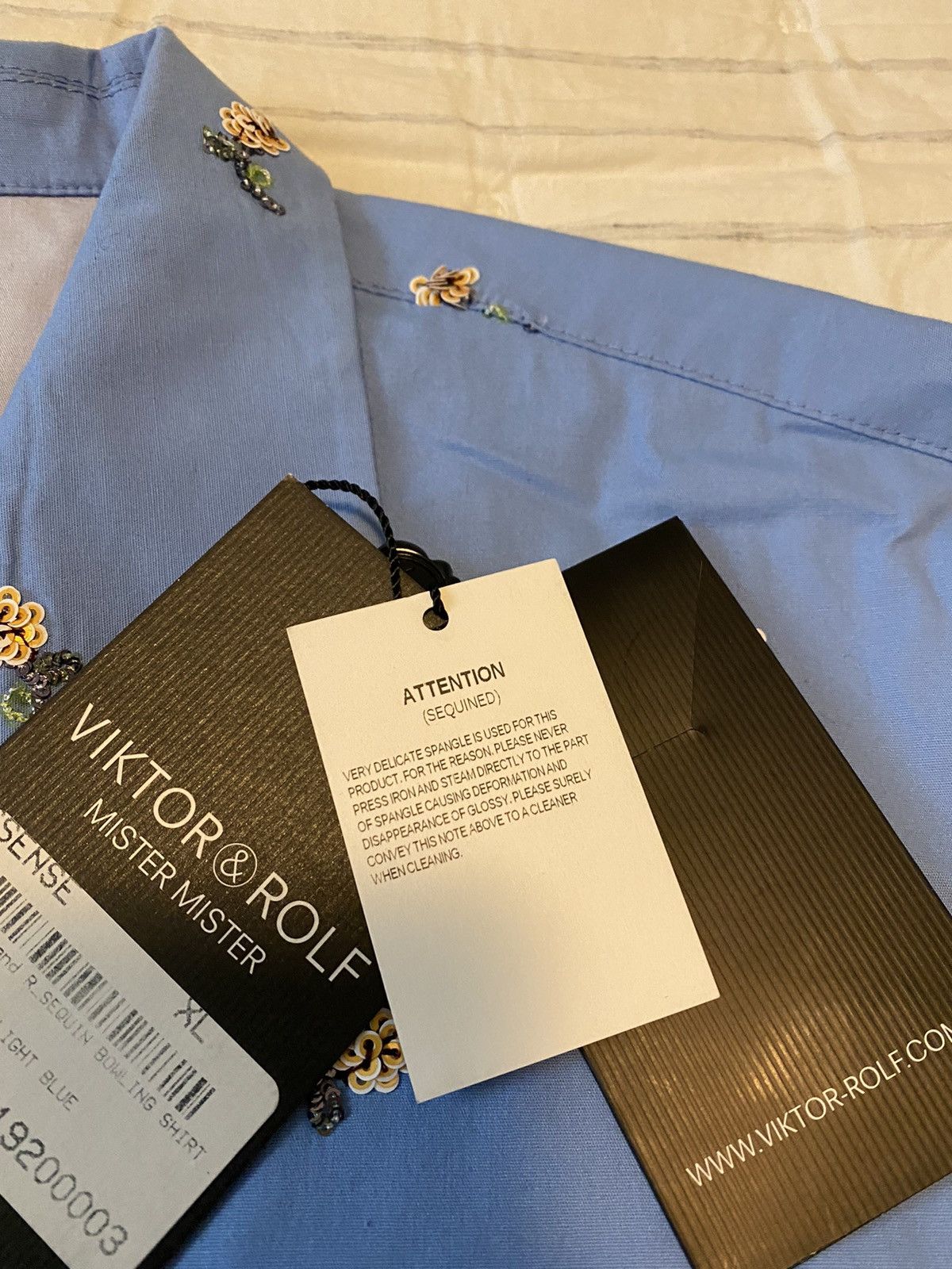 Viktor & Rolf Viktor & Rolf Mister Mister Sequin S/S Shirt XL Size US XL / EU 56 / 4 - 8 Thumbnail