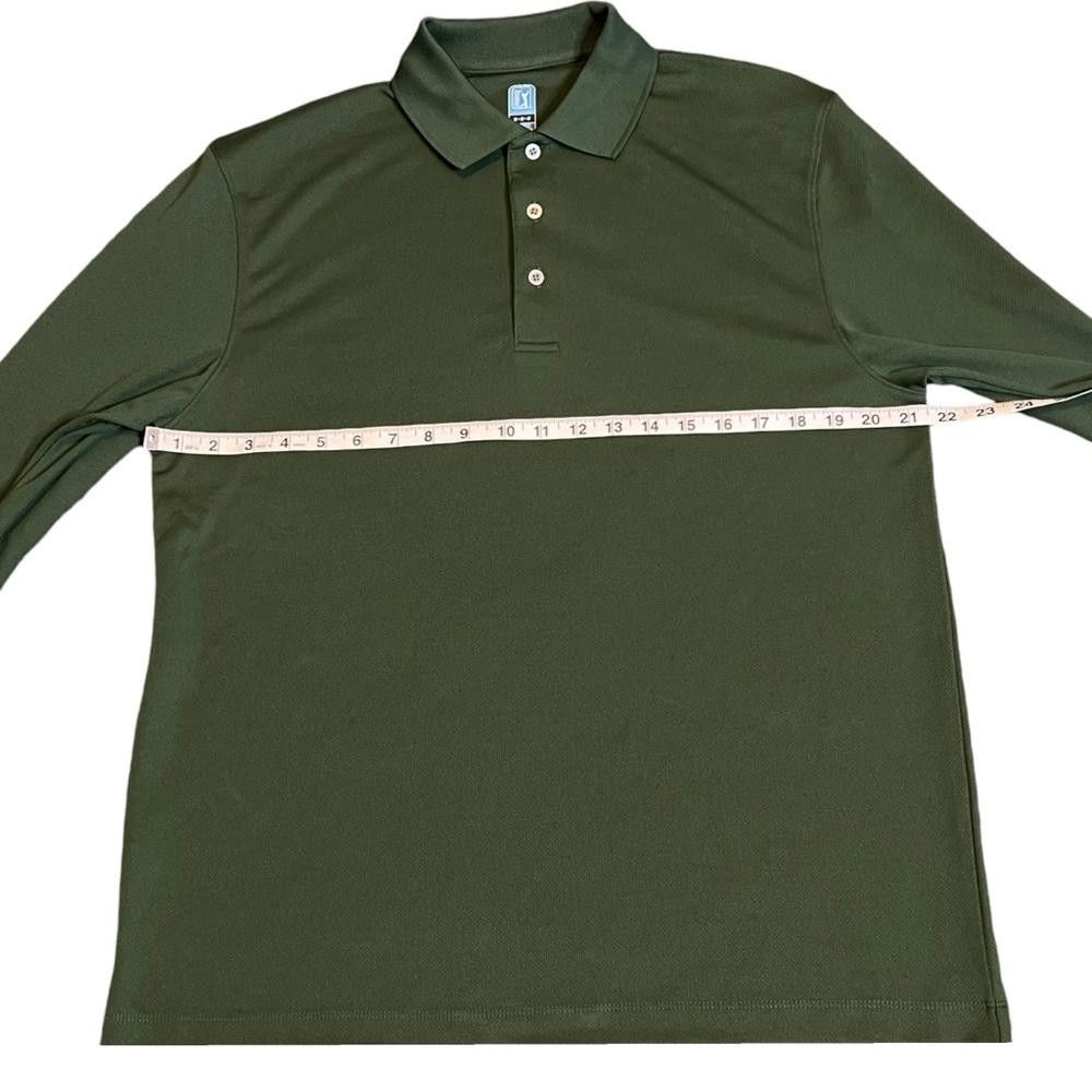 PGA Tour PGA Tour Men's AirFlux™ Mesh Golf Polo long sleeve Shirt Size US M / EU 48-50 / 2 - 6 Thumbnail