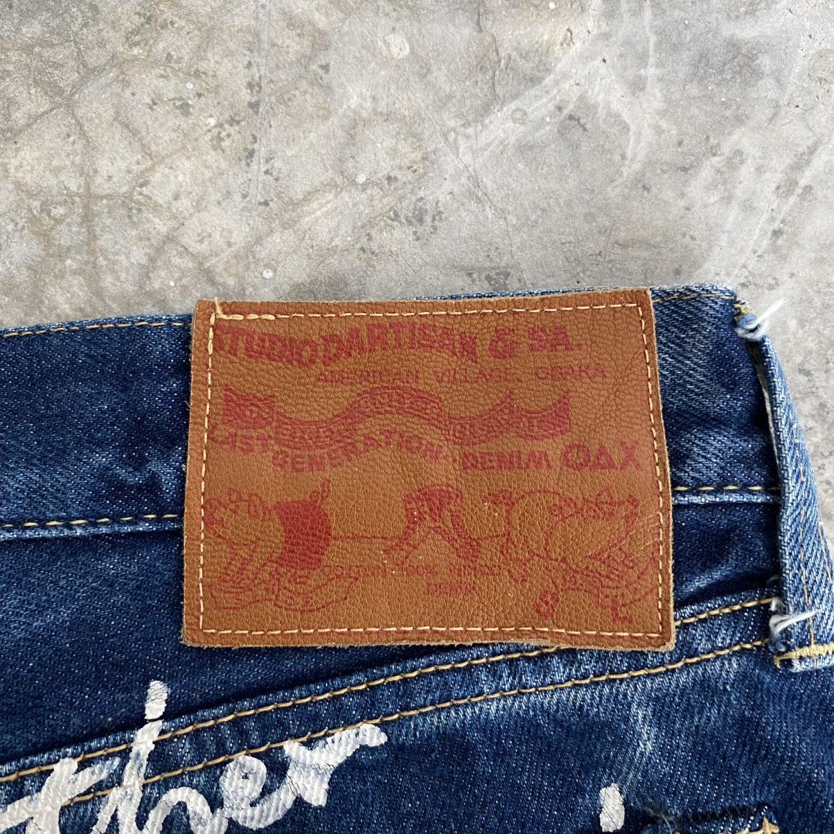 Studio D'Artisan Vintage Studio D’Artisan Art Hand Painted Denim Shorts Jorts Size US 31 - 6 Thumbnail