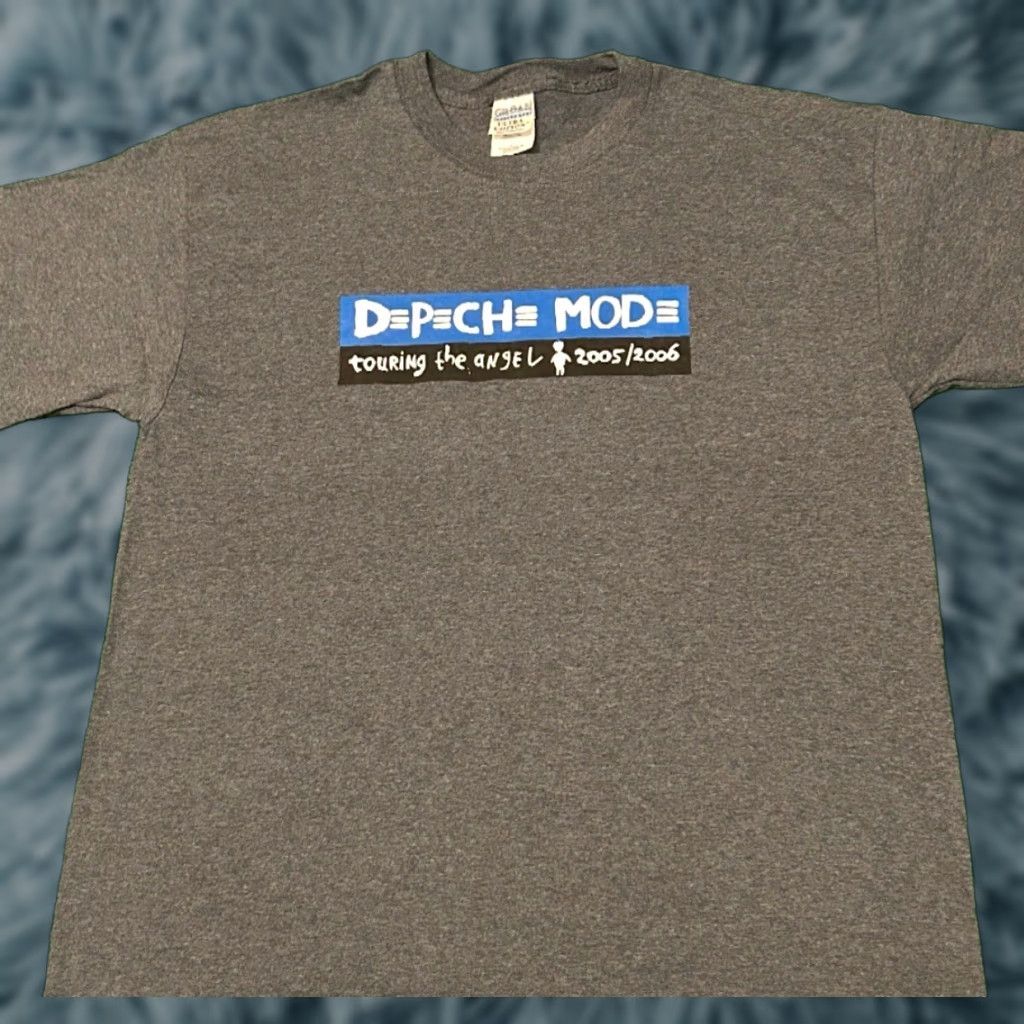 Vintage VINTAGE Depeche Mode Band Tee Touring The Angel Tour 2005 VTG Shirt Mens L Size US L / EU 52-54 / 3 - 1 Thumbnail