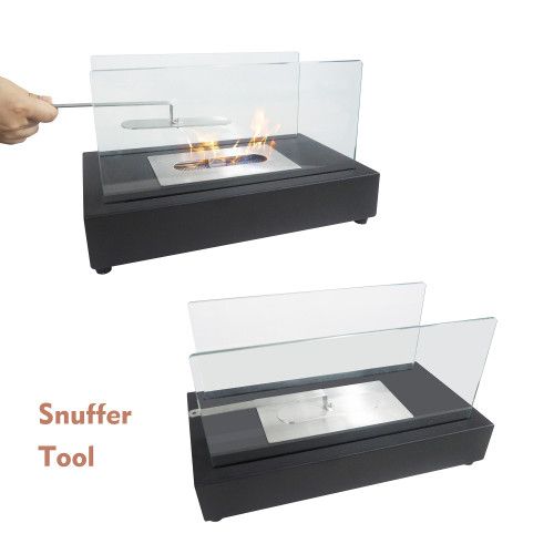Designer × Homemade Rectangle Tabletop Bio Ethanol Fireplace Indoor Outdoor,Port Size US L / EU 52-54 / 3 - 8 Thumbnail