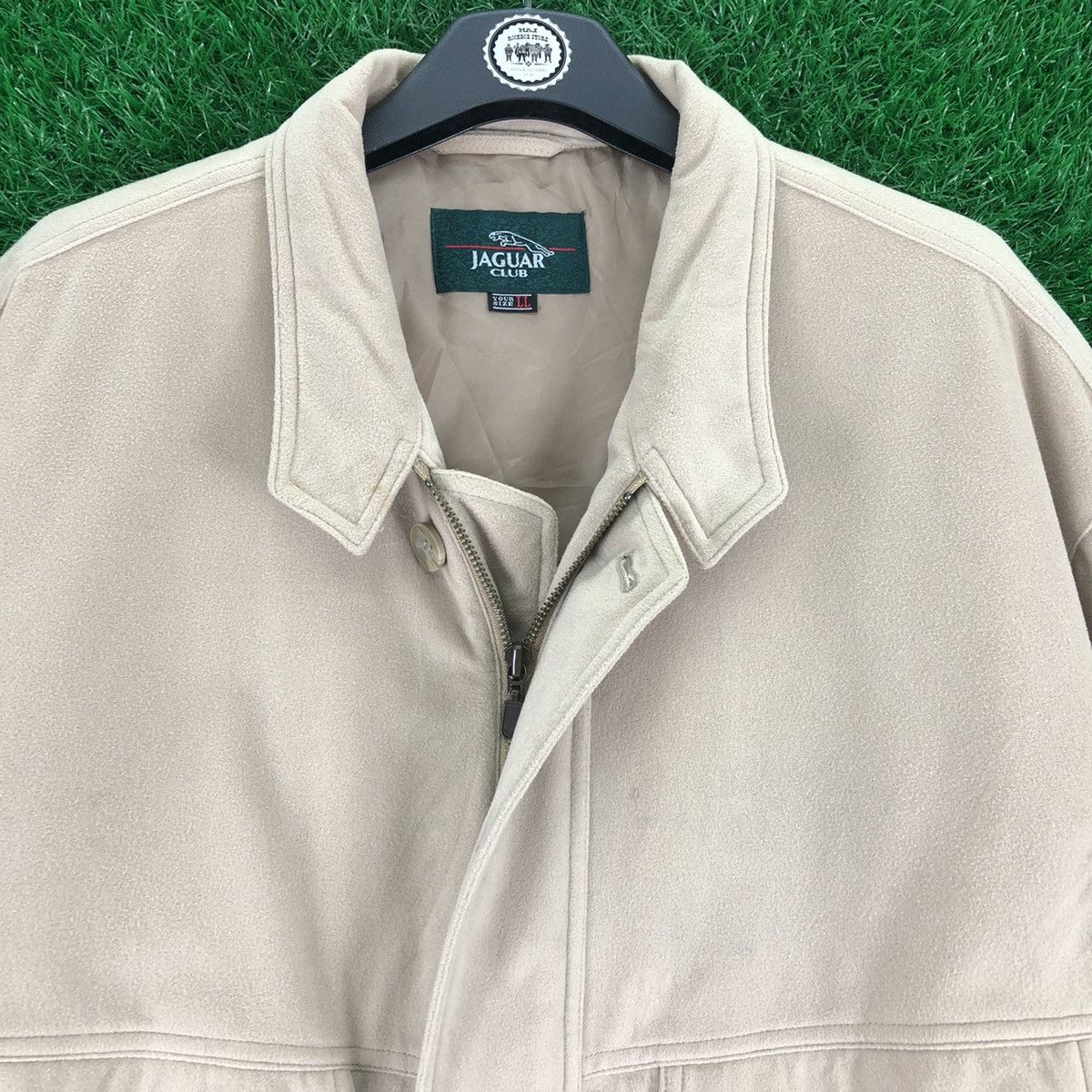 Japanese Brand Vintage 80's Casual Work Fleece Zipper Jacket by Jaguar Club Size US L / EU 52-54 / 3 - 7 Thumbnail
