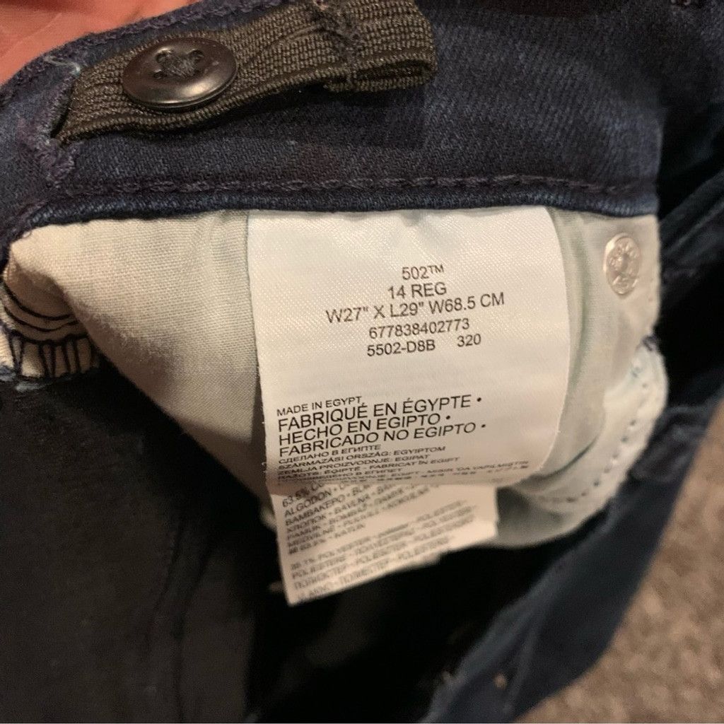 Levi's Women’s Levi’s 502 Jeans Size 27" / US 4 / IT 40 - 5 Thumbnail