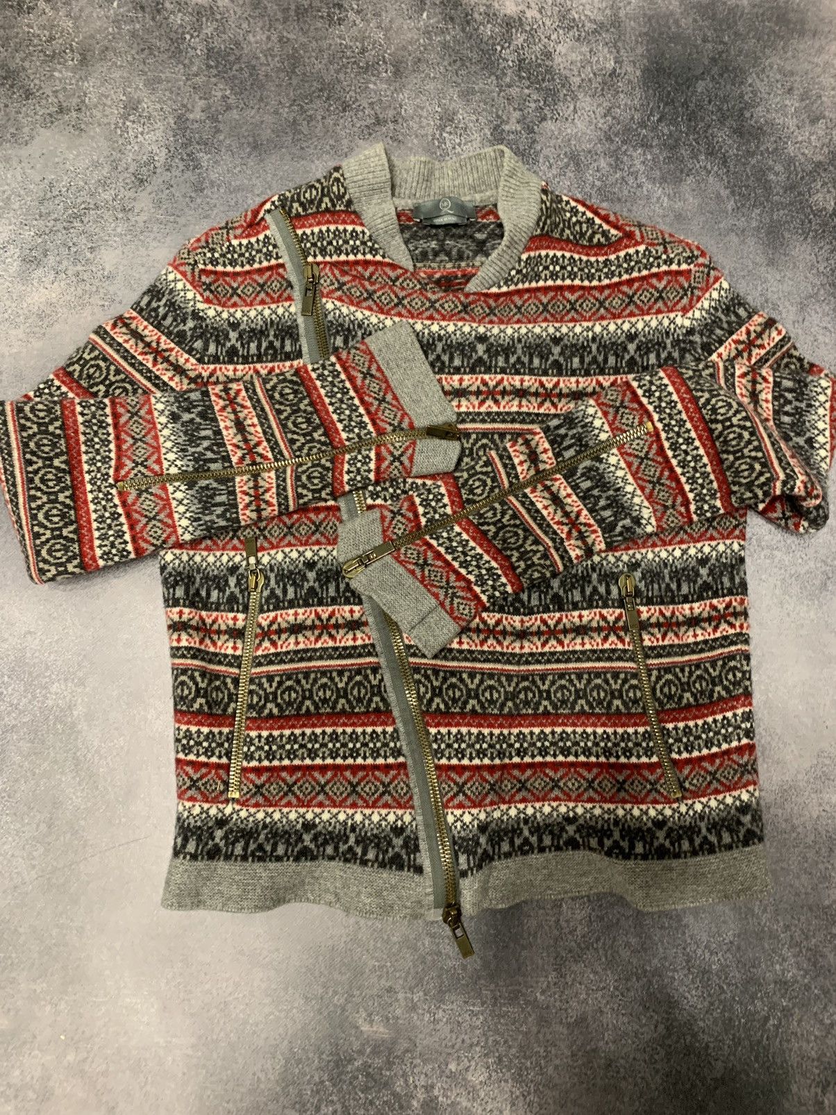 Alexander McQueen × Designer × MCQ Alexander McQueen Wool Sweater y2k Size M / US 6-8 / IT 42-44 - 4 Thumbnail