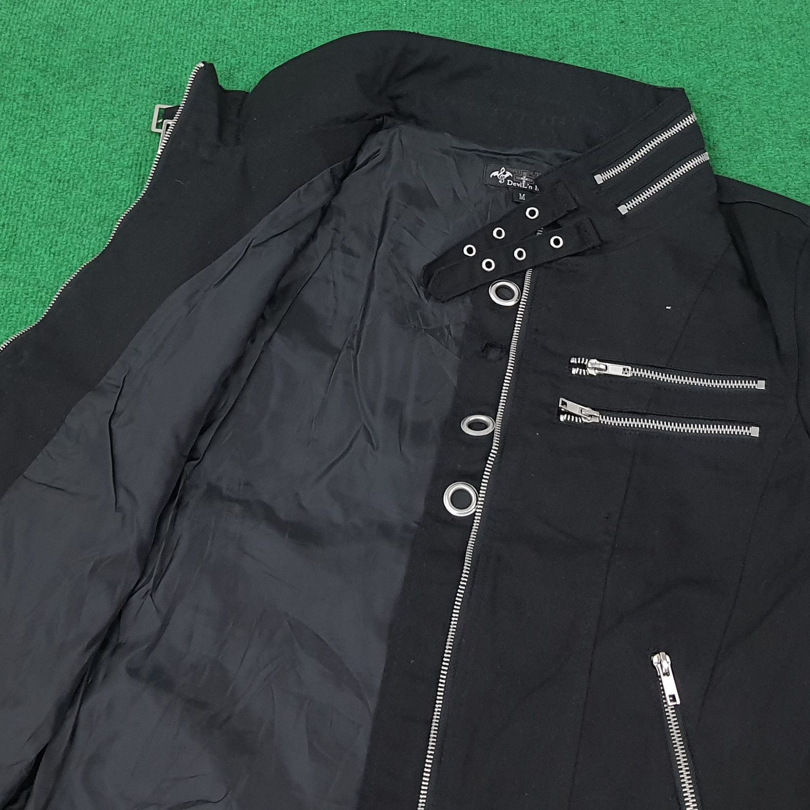 Japanese Brand Vintage Devil n Bass Punk Custom Logo Jacket C215N9 Size US XS / EU 42 / 0 - 5 Thumbnail