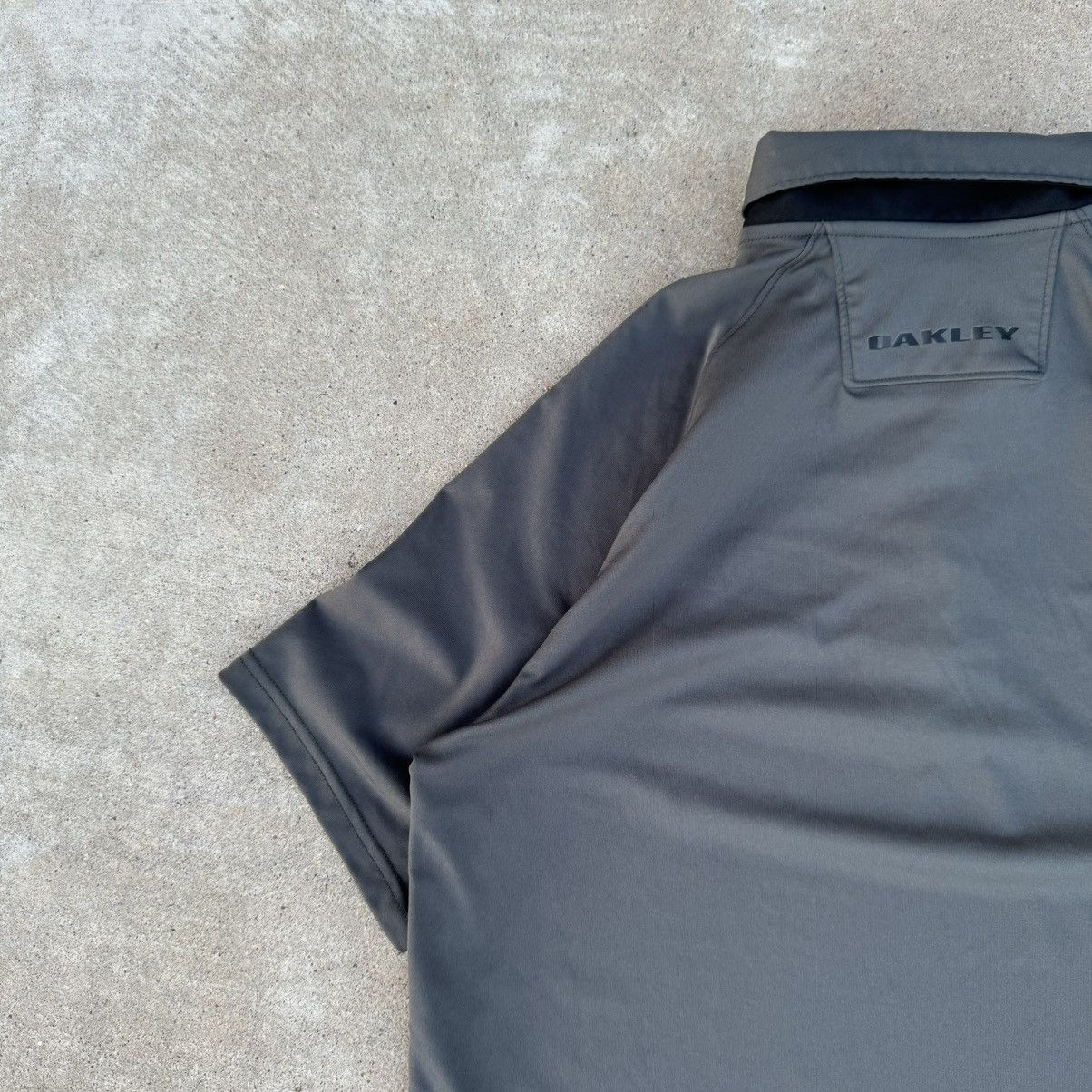 JNCO × Nike × Oakley Vintage Y2K Grey Oakley Center Graphic Polo Medium Size US M / EU 48-50 / 2 - 9 Thumbnail
