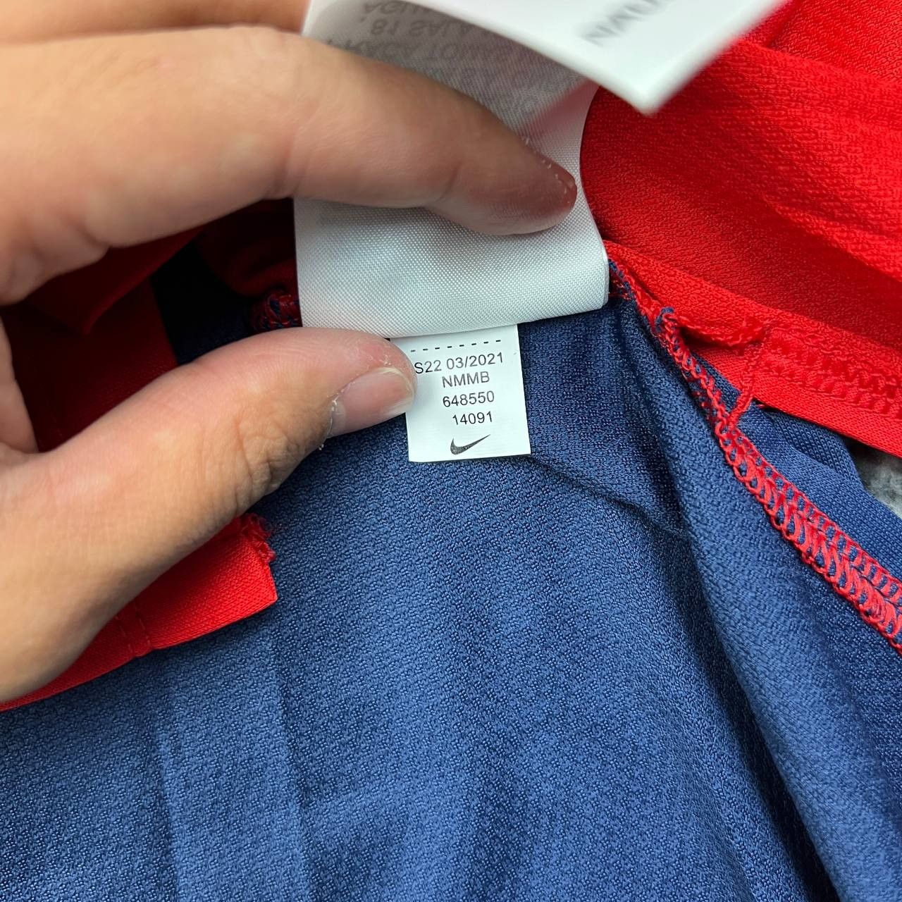 Nike Nike Shirt Women Medium Red Blue Washington Nationals New M Size M / US 6-8 / IT 42-44 - 7 Thumbnail