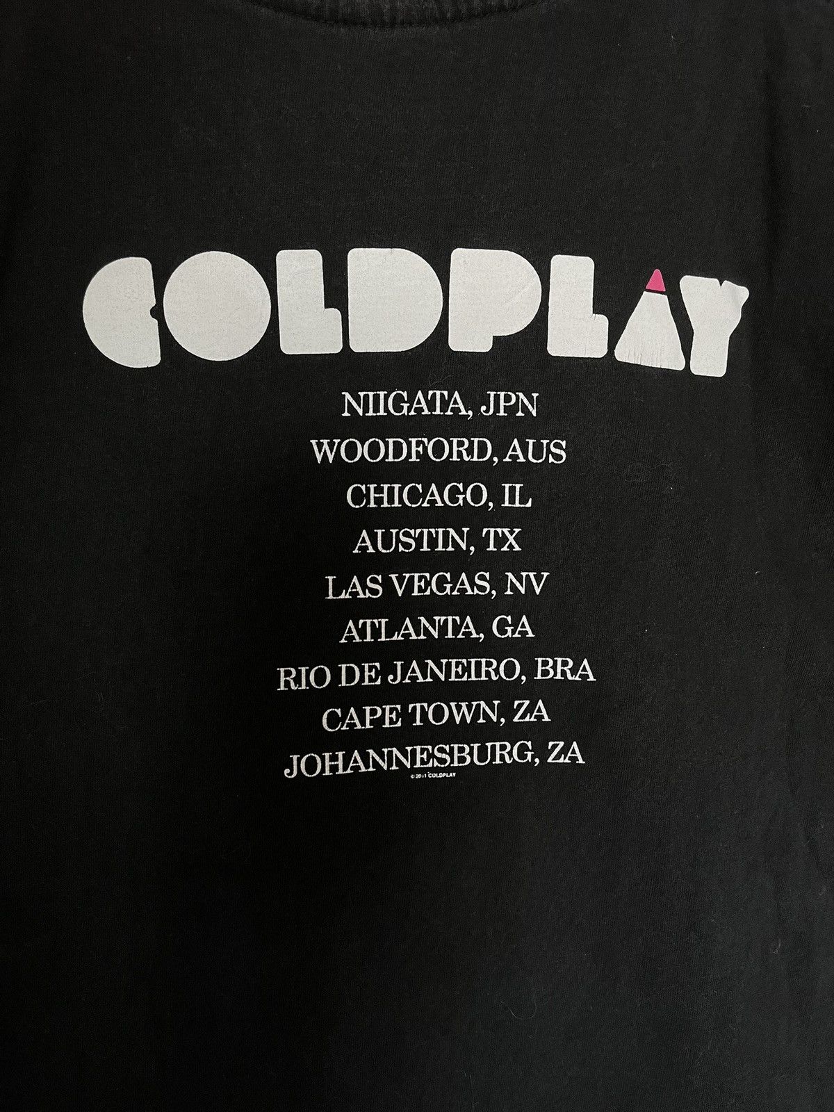 Band Tees × Vintage Coldplay 2011 T-Shirt Size US M / EU 48-50 / 2 - 3 Thumbnail