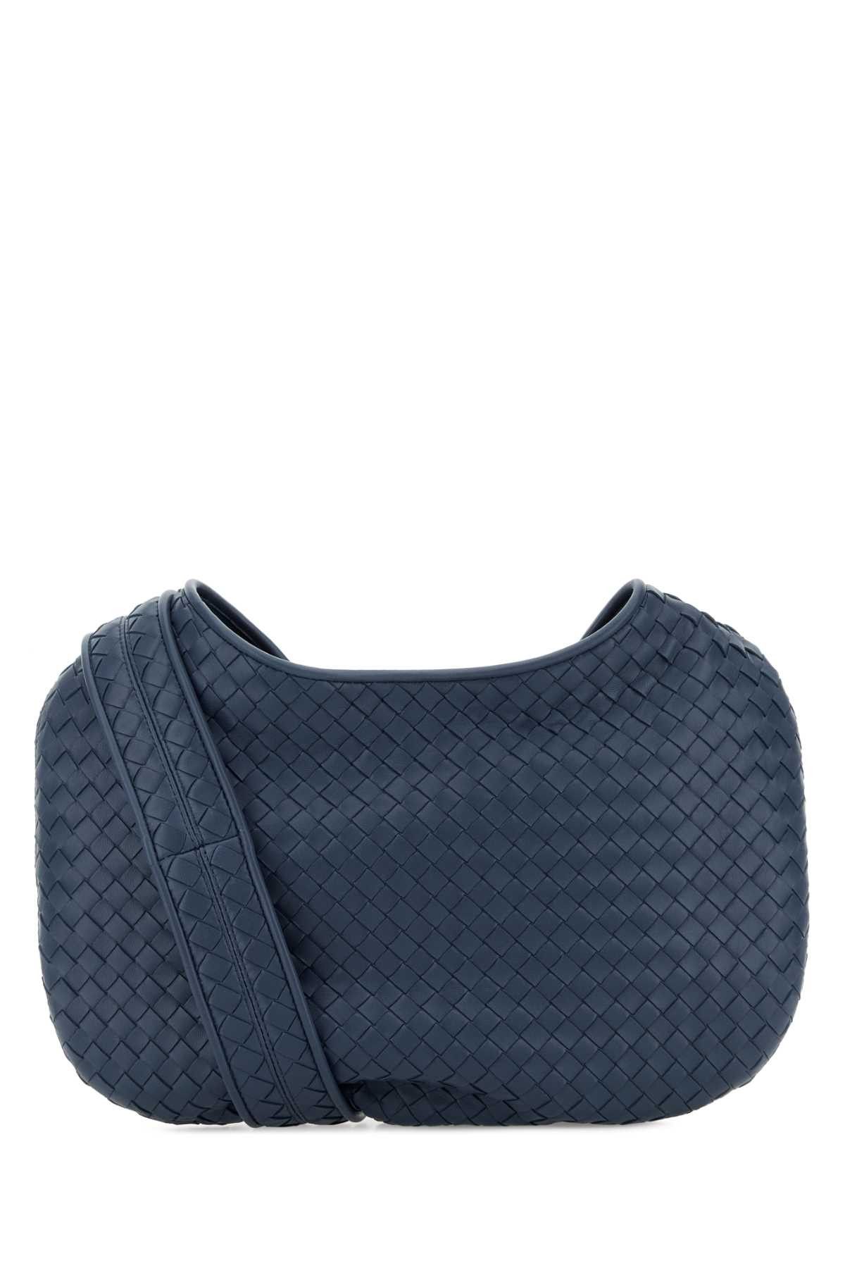 Bottega Veneta Air Force Blue Nappa Leather Veneto Crossbody Bag Size ONE SIZE - 1 Thumbnail