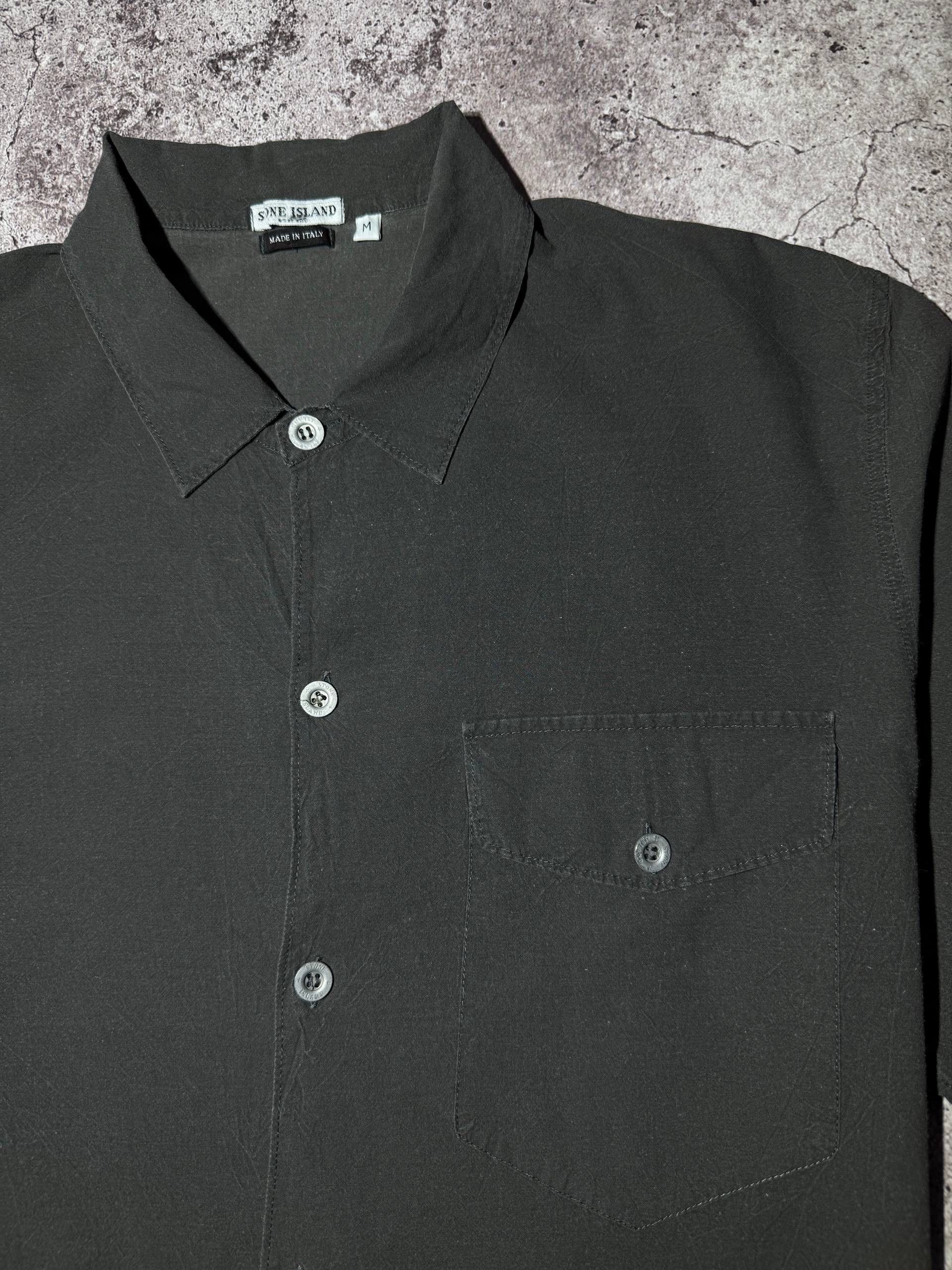 Stone Island Stone Island Marina Vintage Button Down Short Sleeve Shirt Size US M / EU 48-50 / 2 - 10 Thumbnail
