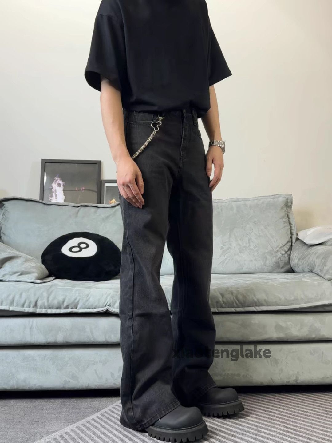 Jean Xtl y2k undercover numbernine style faded punk grunge jeans Size US 30 / EU 46 - 8 Thumbnail