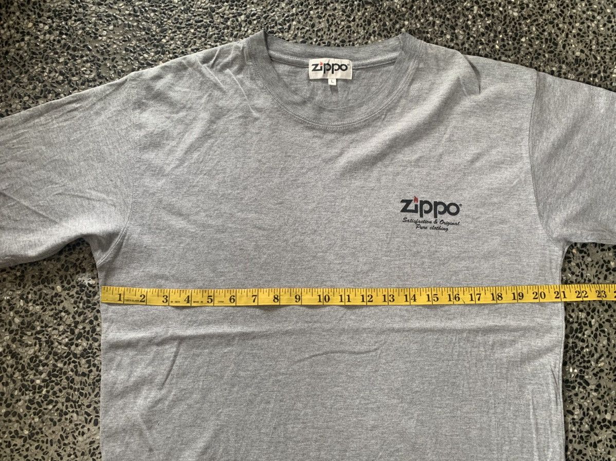 Zippo Vintage Zippo Metal Lighter Brand T shirt Size US L / EU 52-54 / 3 - 7 Thumbnail