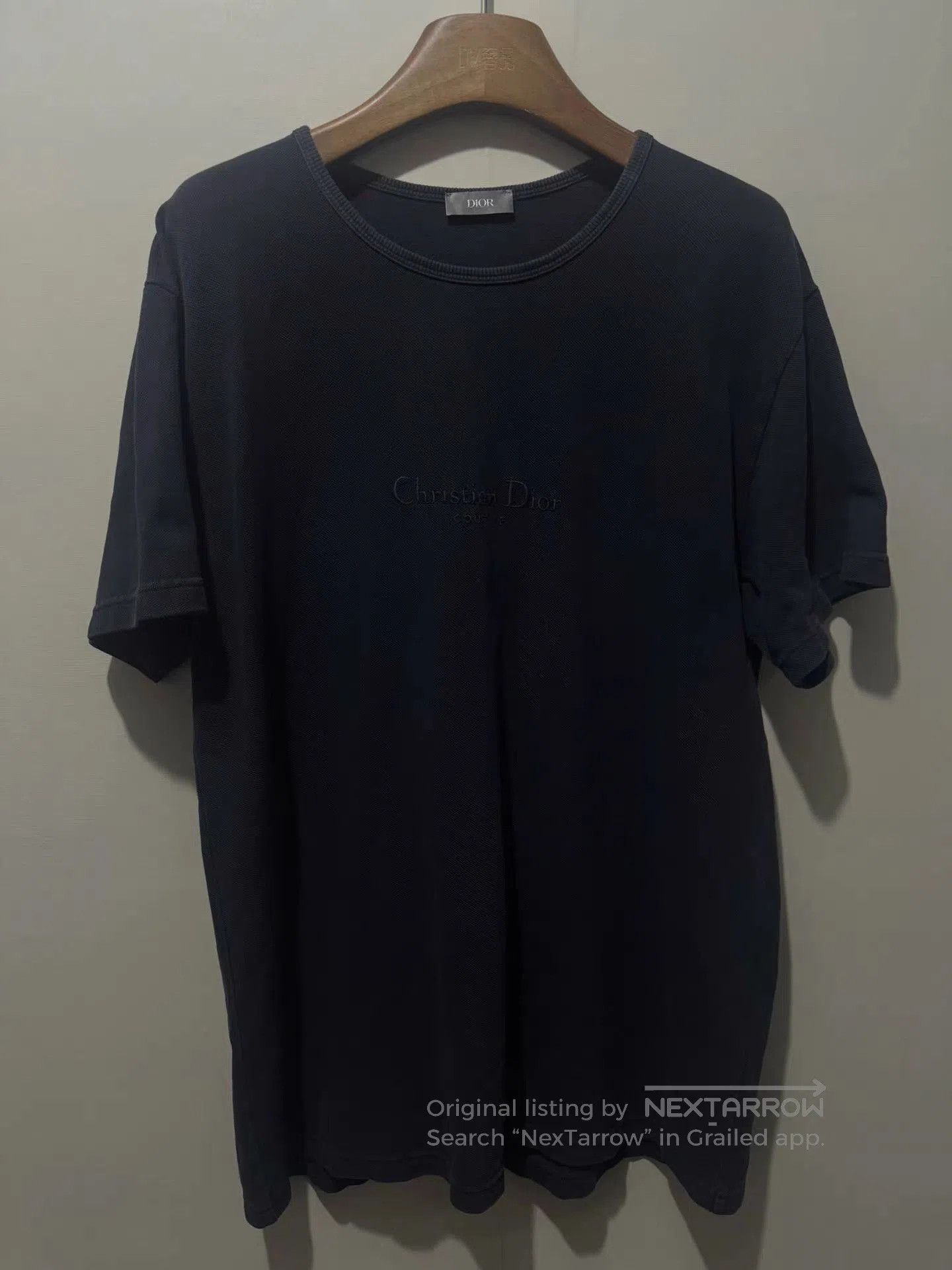 Dior Black Short-Sleeve Shirt with Embroidered Detail. Size US XL / EU 56 / 4 - 1 Thumbnail