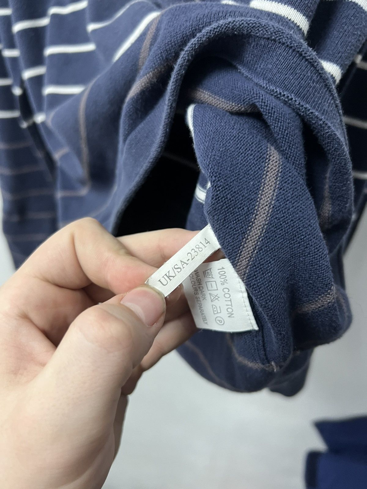 Yves Saint Laurent Vintage YSL Yves Saint Laurent Stripped Sweatshirt Size US M / EU 48-50 / 2 - 6 Thumbnail