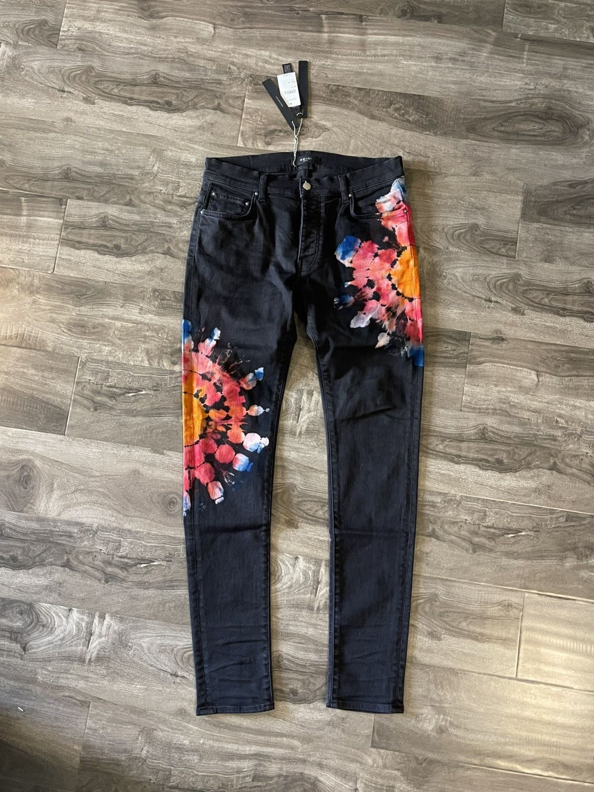 Amiri Amiri Tie Dye Print Denim Jeans Size US 32 / EU 48 - 1 Thumbnail
