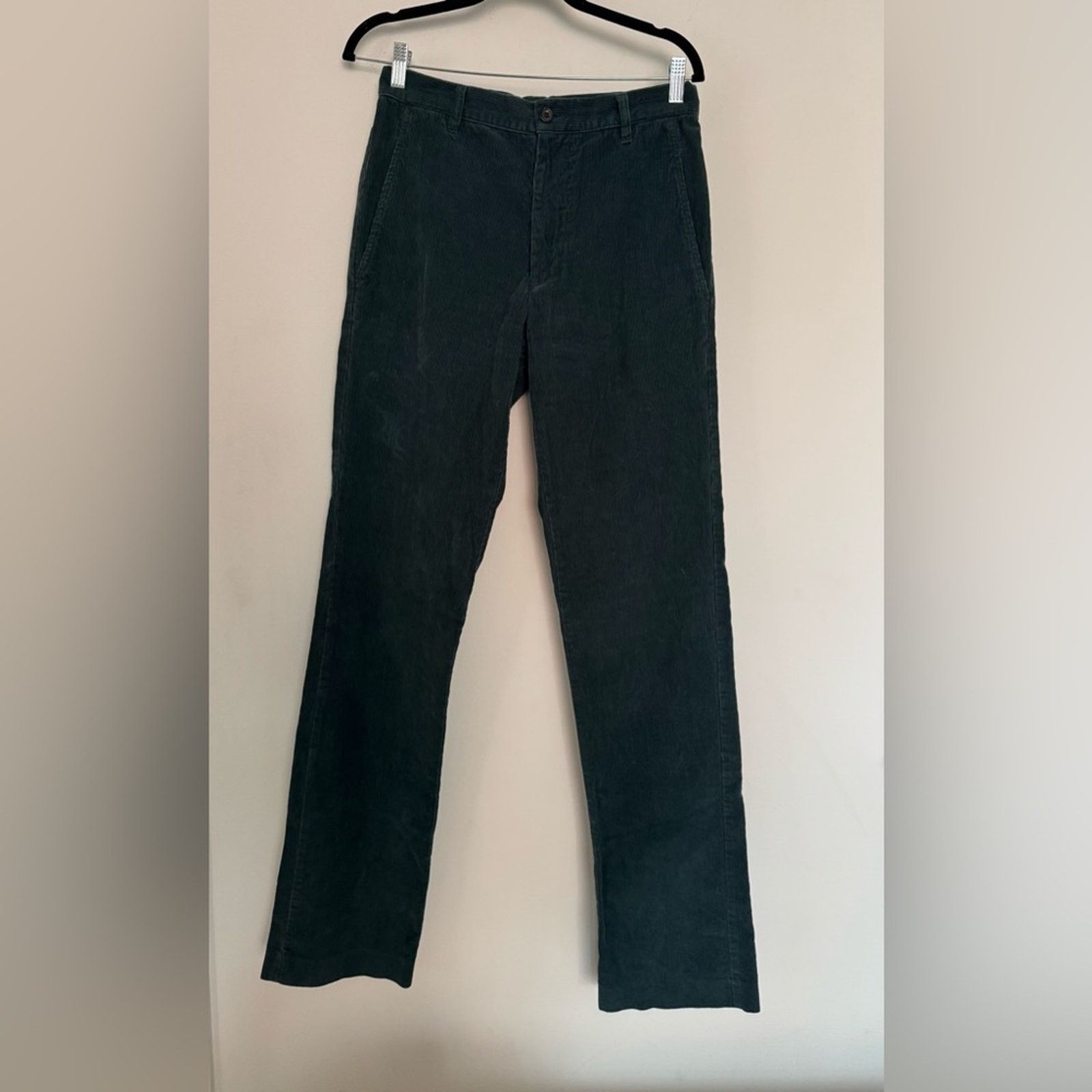 Marc Jacobs Marc Jacobs Men’s Dark Green Straight Corduroy Pants Size US 30 / EU 46 - 1 Thumbnail