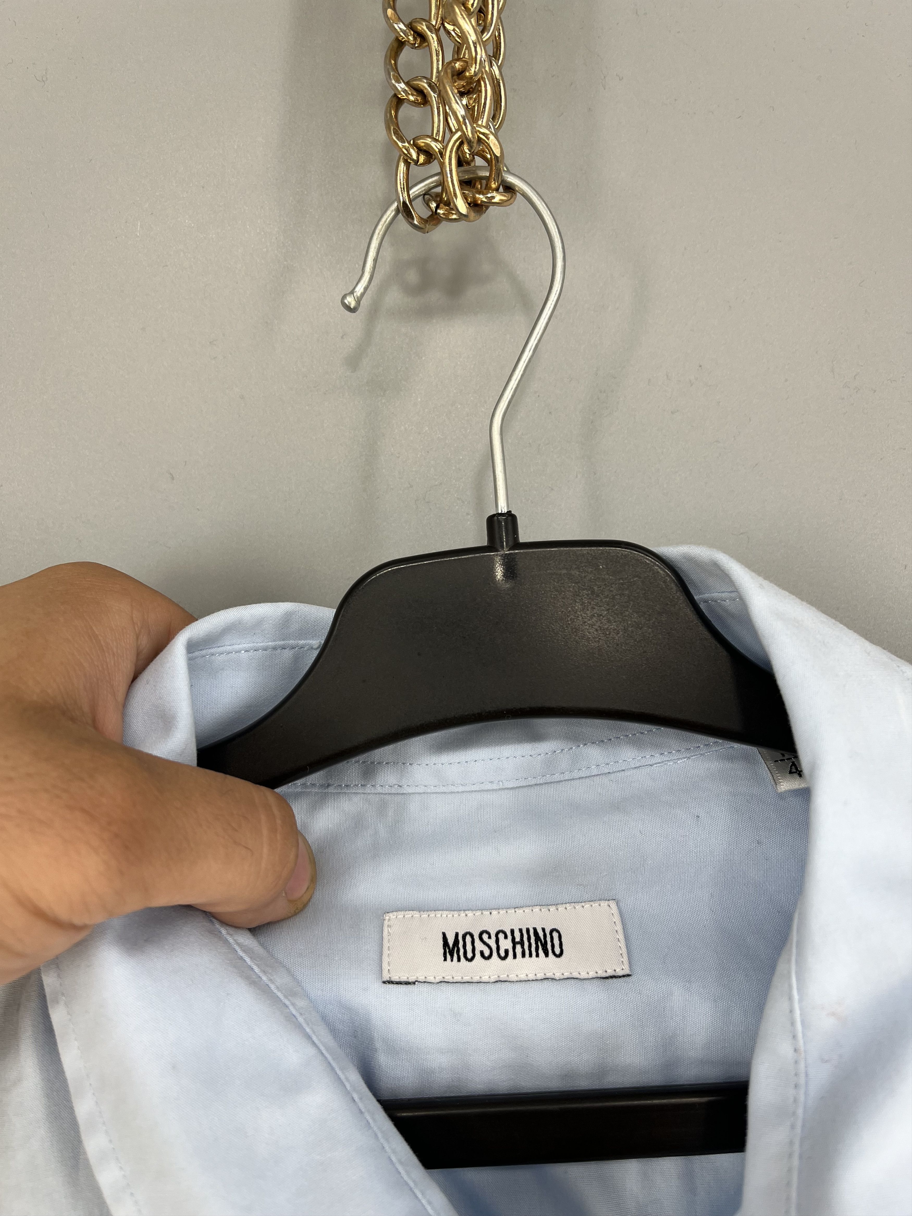 Moschino Moschino Shirt Button Ups Vintage Luxury Size US L / EU 52-54 / 3 - 7 Thumbnail