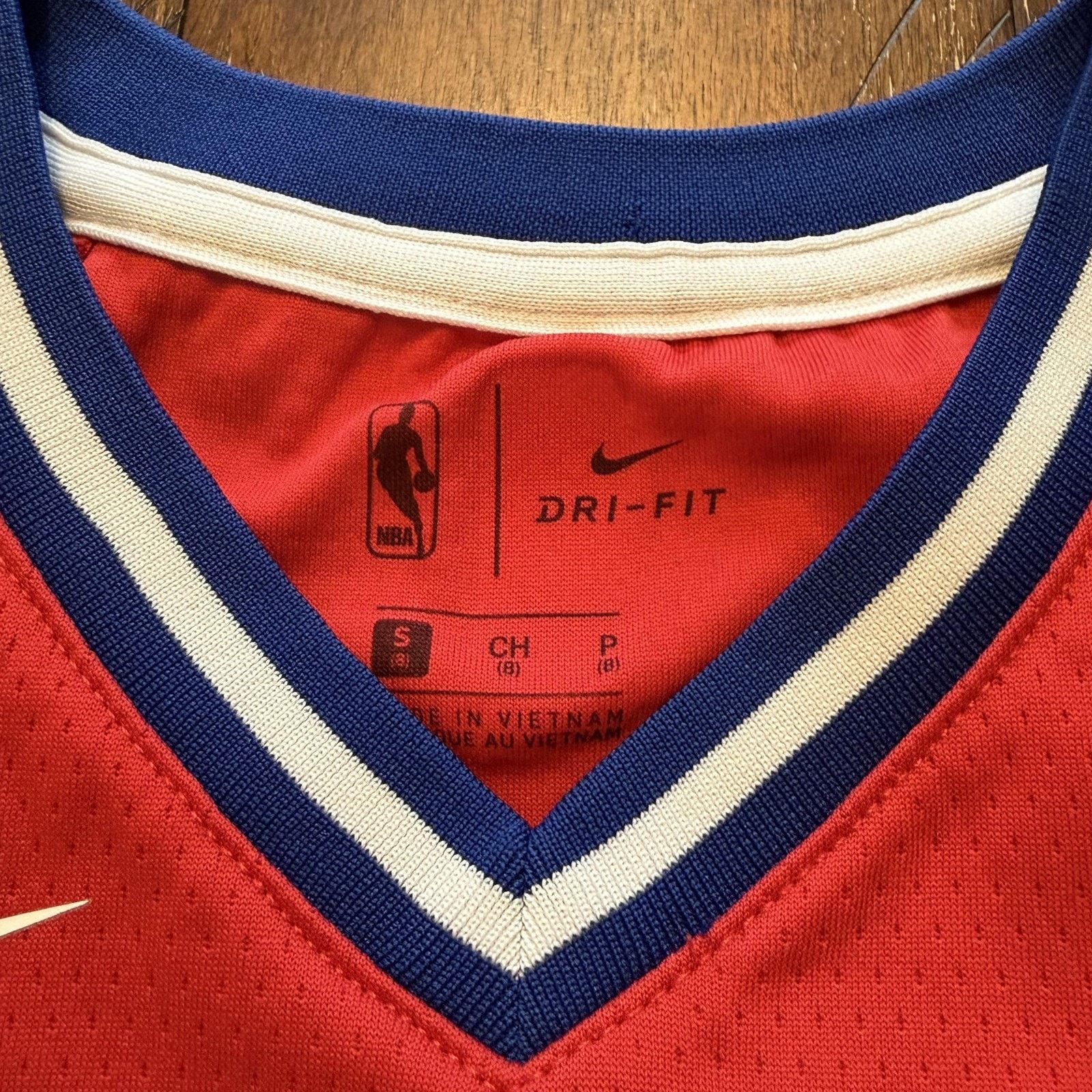 Nike Philadelphia 76ers Jersey Boys Small Joel Embiid 21 Nike Size S / US 4 / IT 40 - 8 Thumbnail