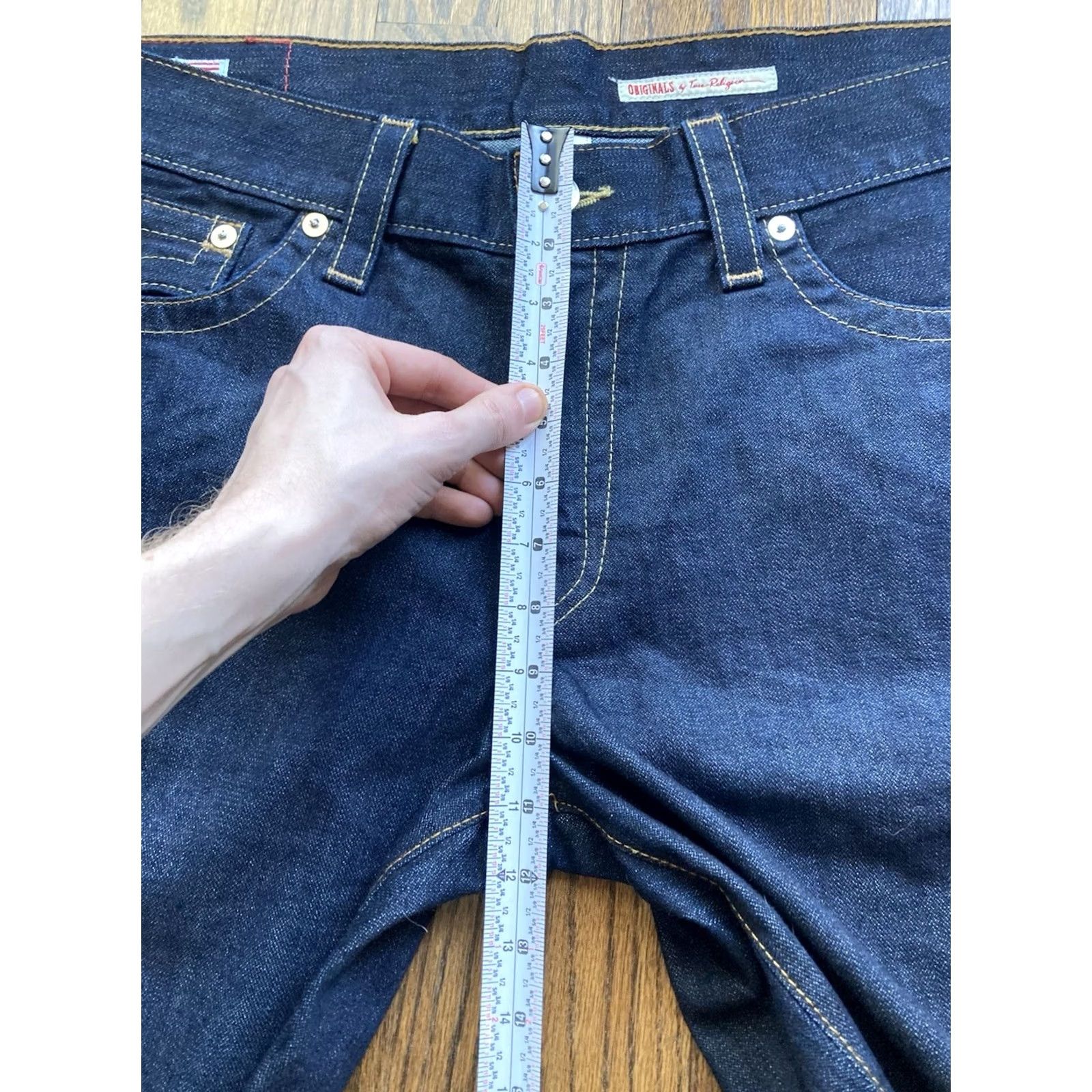 True Religion True Religion Shorts Jeans 5-Pocket Denim Relaxed Men's 38 Blue NWT Flap Pocket Size US 38 / EU 54 - 6 Thumbnail