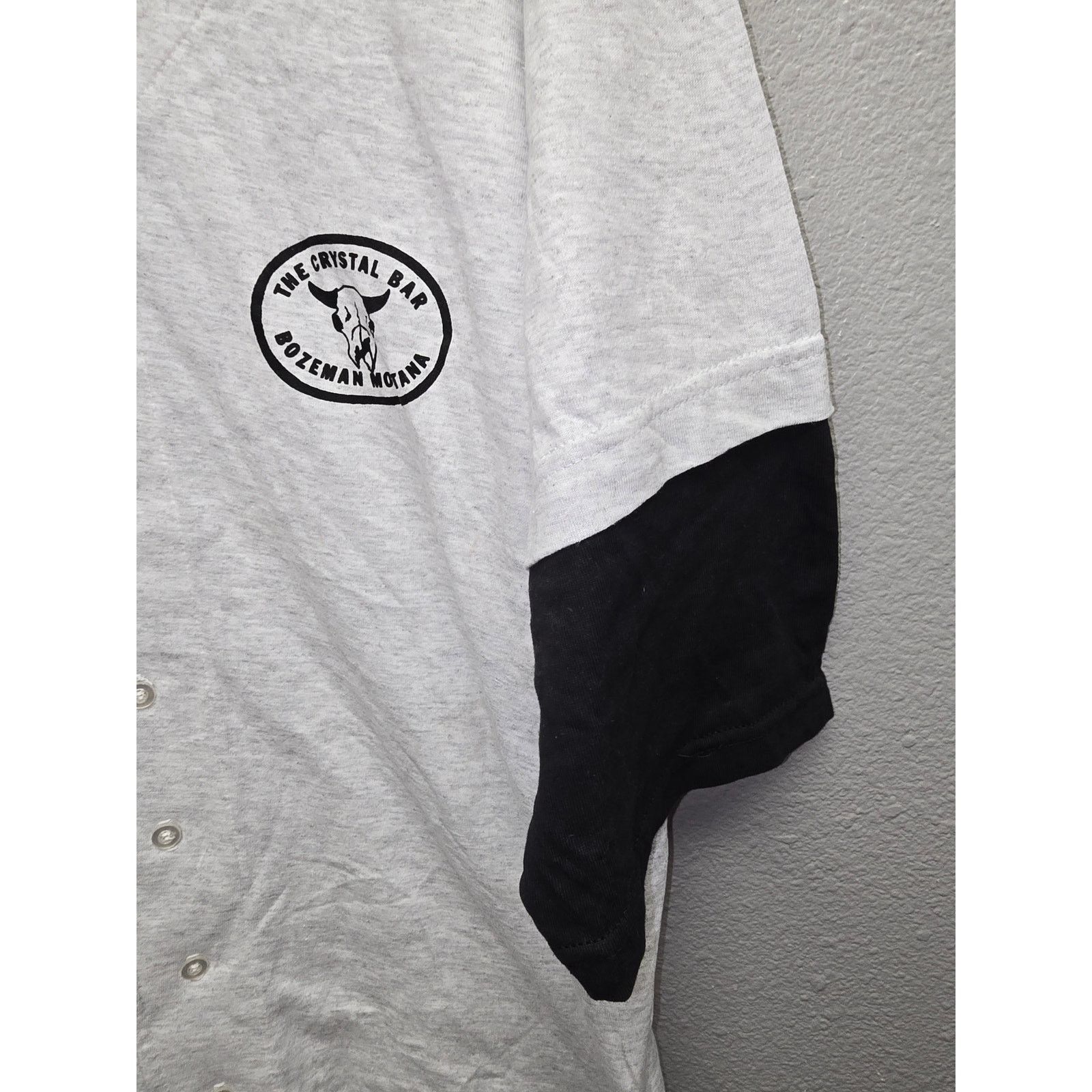 Vintage Vintage Baseball Jersey The Crystal Bar Bozeman Montana Team Size US L / EU 52-54 / 3 - 4 Thumbnail