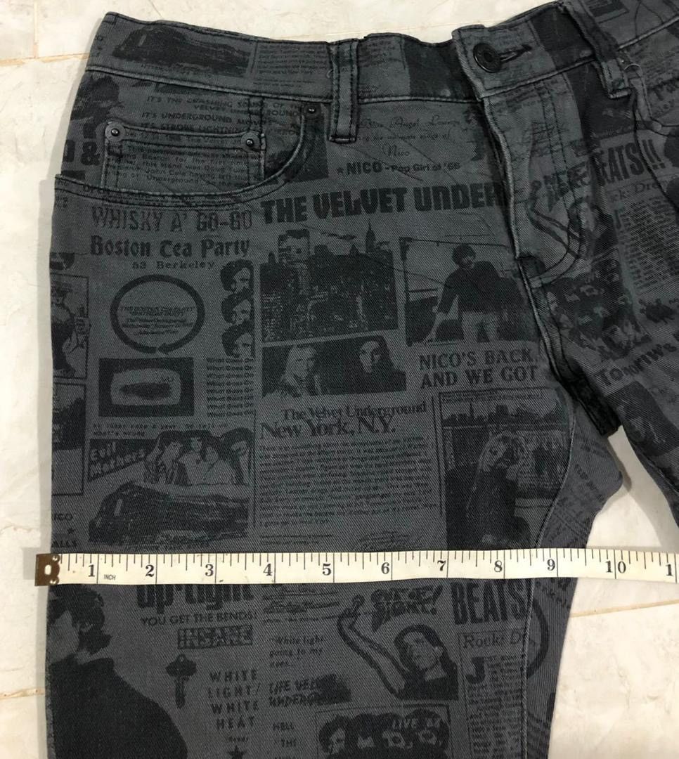Band Tees × Hysteric Glamour × Japanese Brand 💥Last Drop💥Hysteric Glamour X The Velvet Underground Denim Size US 31 - 13 Thumbnail
