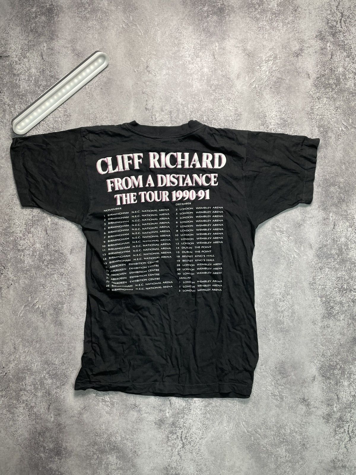Band Tees Vtg Cliff Richard OG 90s From A Distance Tour Tee Size US M / EU 48-50 / 2 - 3 Thumbnail