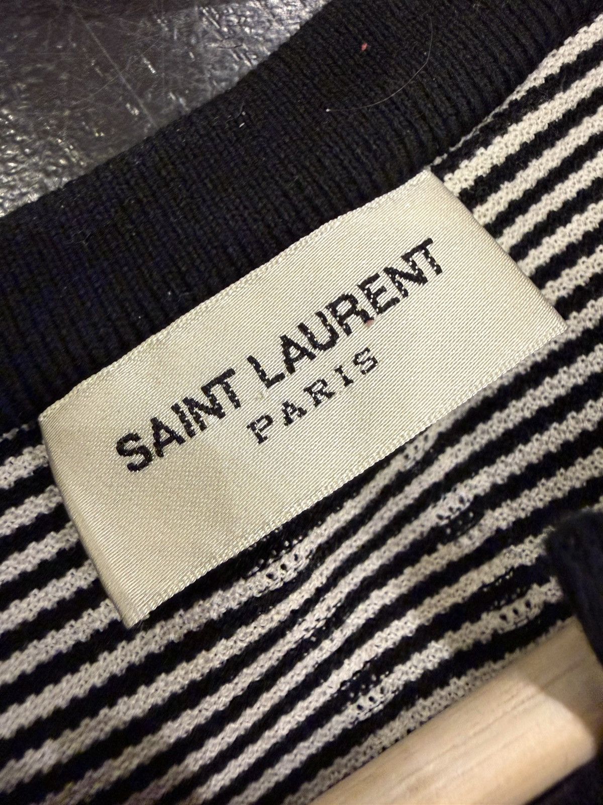 Yves Saint Laurent Saint Laurent Striped SS Shirt Size US S / EU 44-46 / 1 - 3 Thumbnail