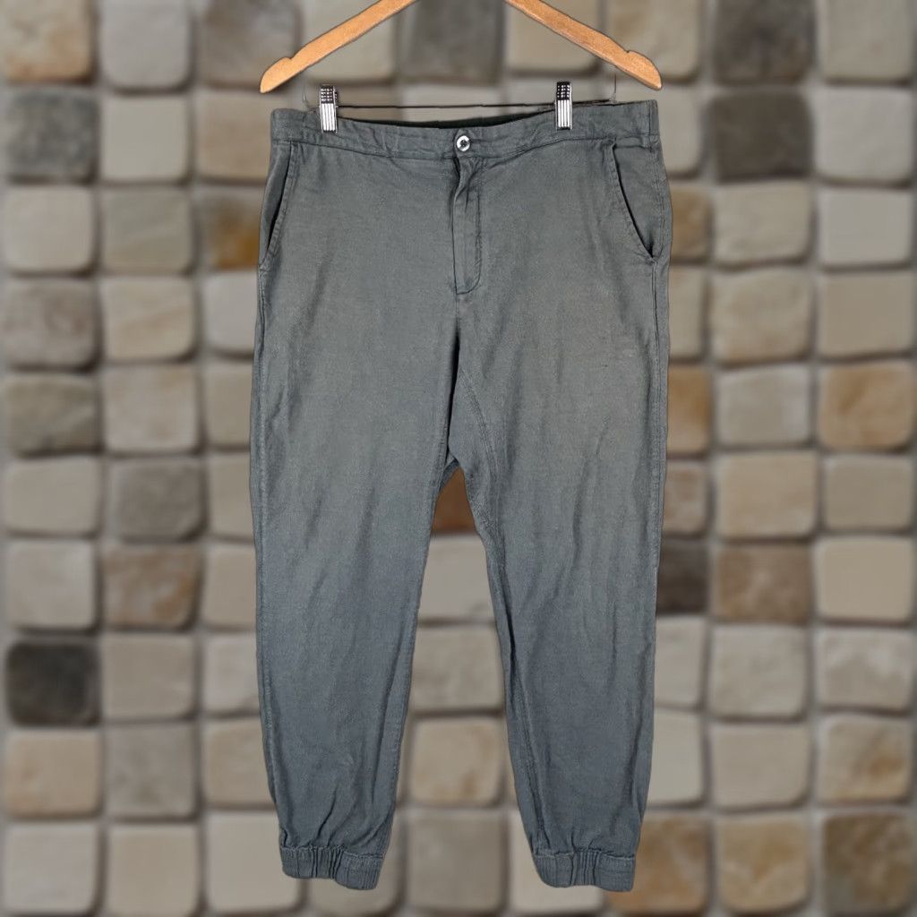 Marine Layer Marine Layer Saturday Activewear Jogger Mens L Olive Slim Fit New w/ Tags Size US 33 - 1 Thumbnail