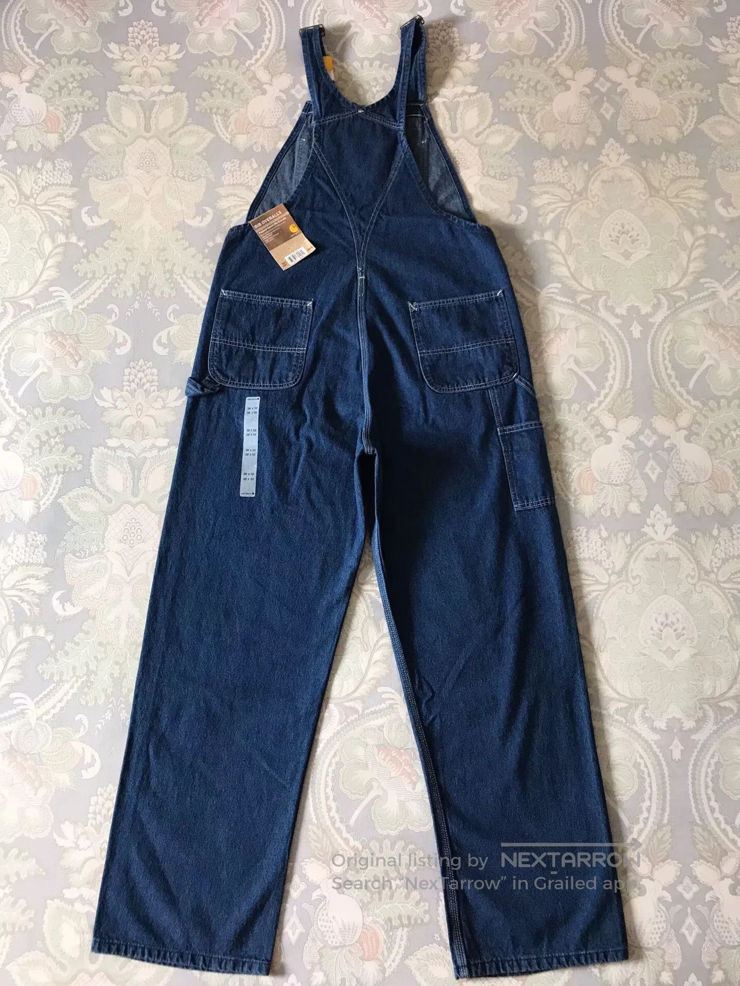 Carhartt Carhartt R07 Washed Denim Overalls W38L32. Size US 38 / EU 54 - 4 Thumbnail