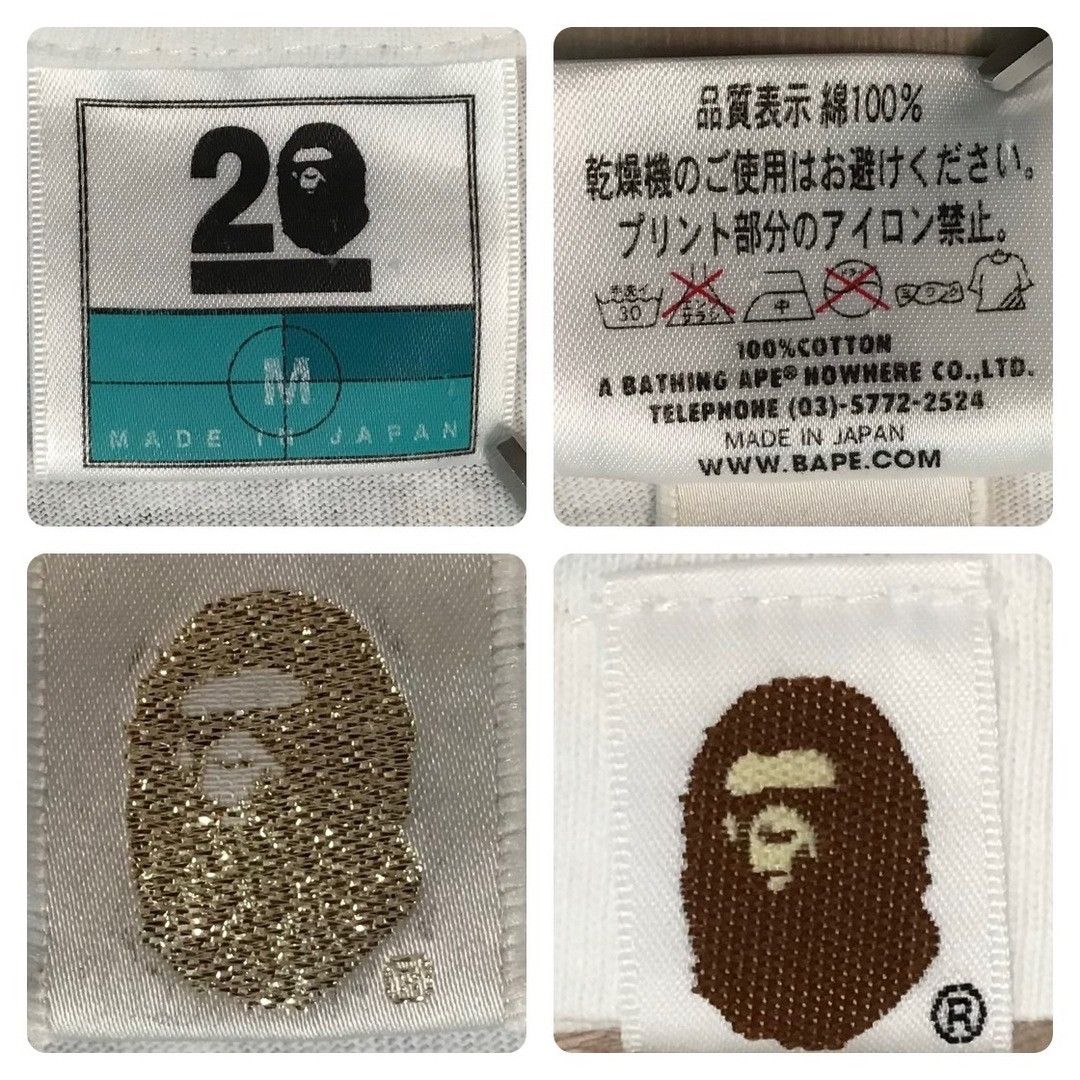 Bape 2013 BAPE NOWHERE 20th Anniversary NIGO Model T-shirt APE Size US M / EU 48-50 / 2 - 6 Thumbnail