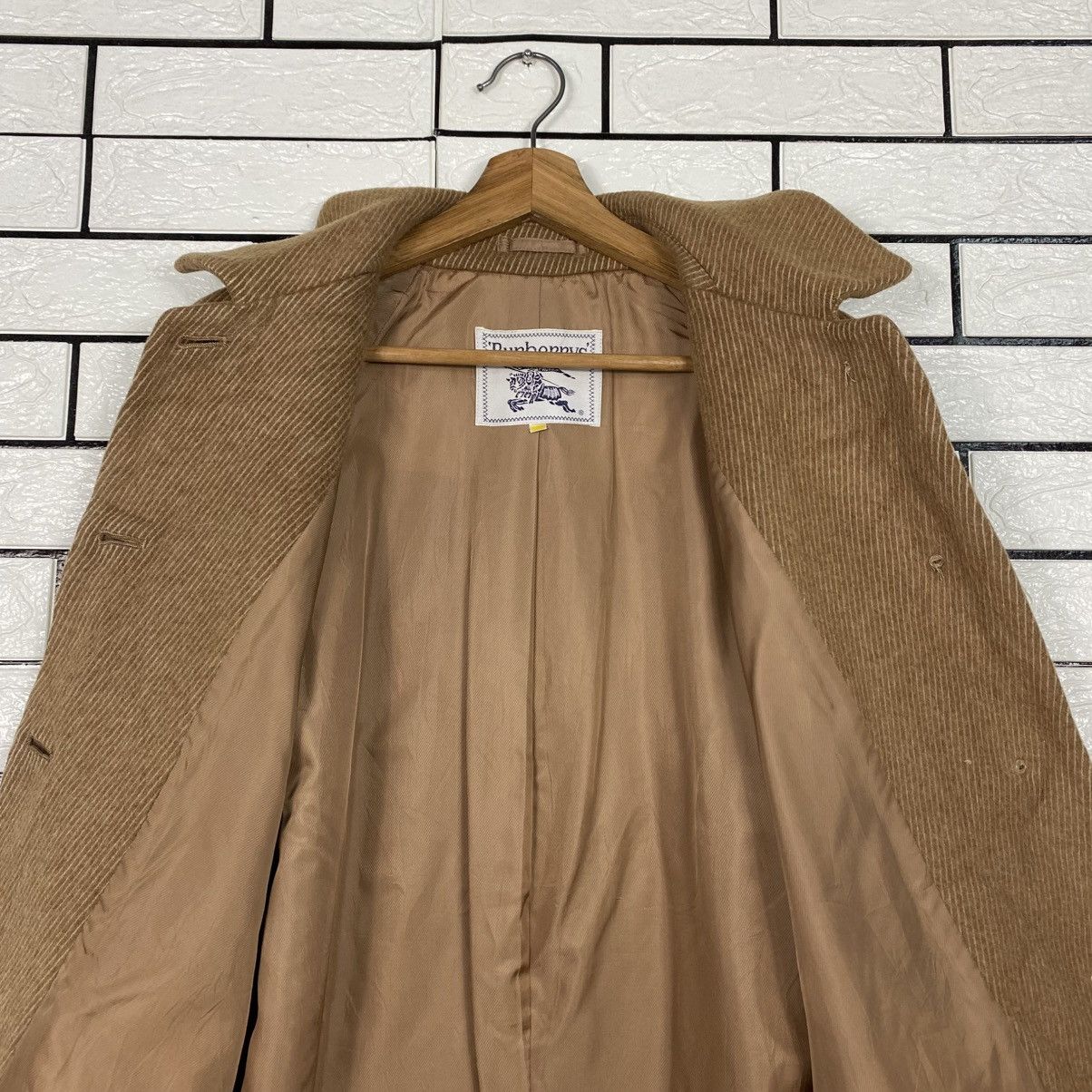 Burberry 📌Vintage Wool Button Jacket Burberrys Herringbone Size US M / EU 48-50 / 2 - 15 Thumbnail