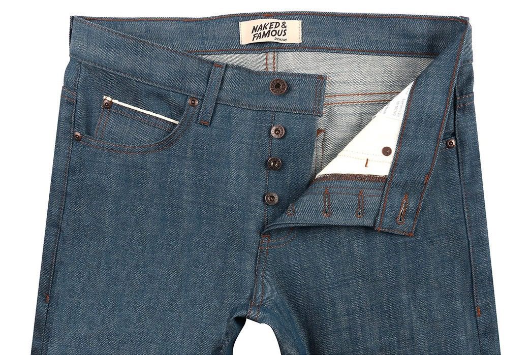 Naked & Famous LiGHTWEiGHT 9 oz ANTiQUE SELVEDGE SUPER SKiNNY GUY SPRiNG Size US 30 / EU 46 - 12 Thumbnail