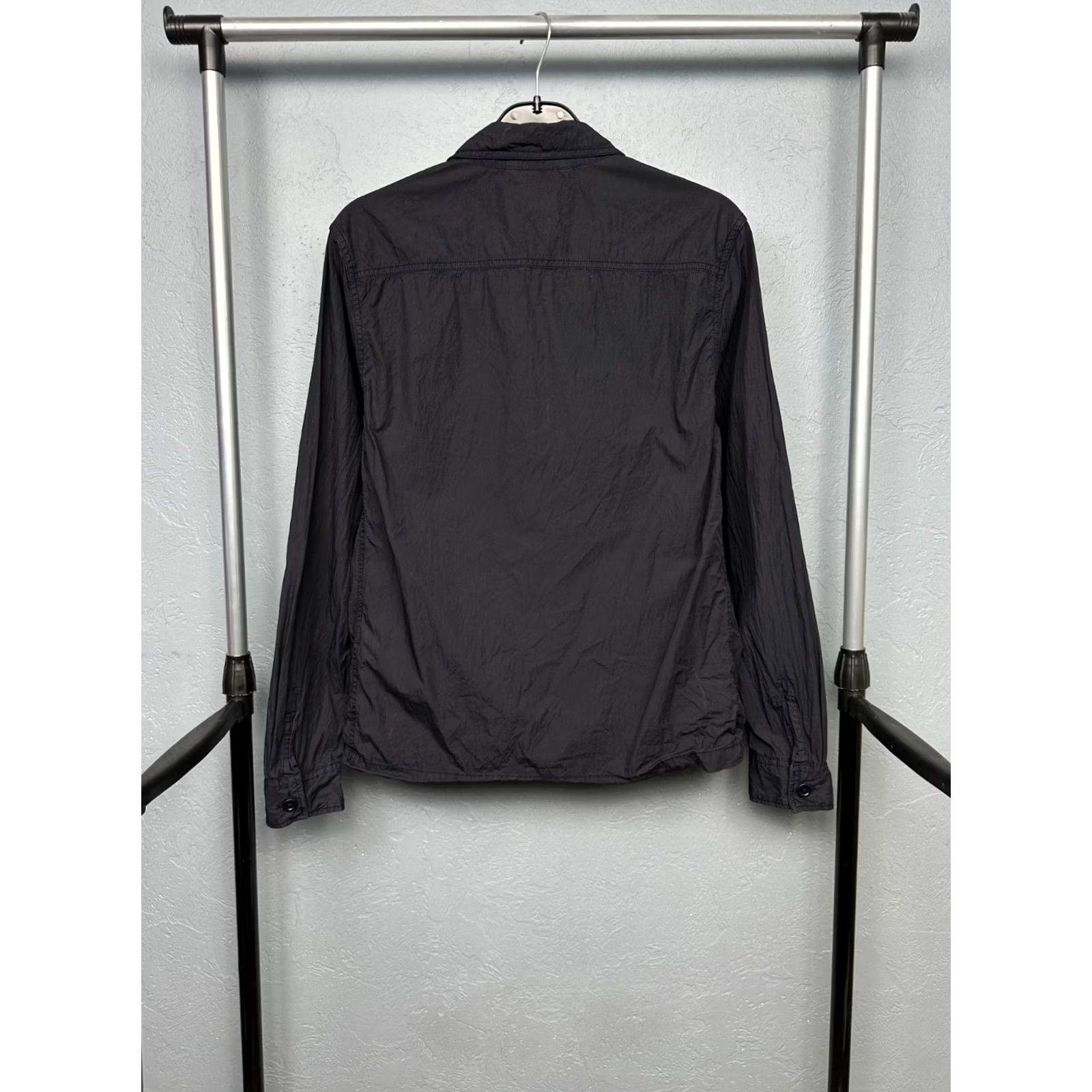 Paul Smith Paul Smith Mens Overshirt Jacket S Black Zip Front Windbreaker Collared Cotton Shirt Jacket Mens Regular Size S Size US S / EU 44-46 / 1 - 8 Thumbnail