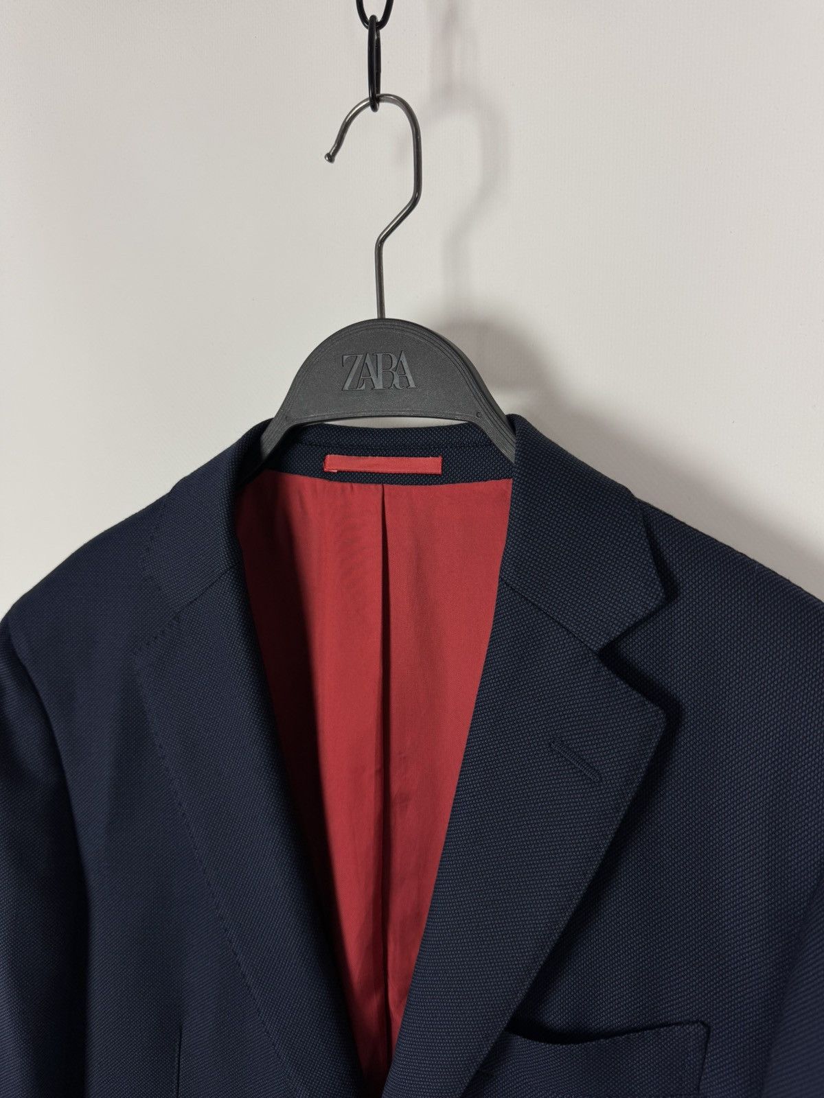 Suitsupply Suitsupply Sienna Wool Blue Men’s Blazer Jacket Size 46S - 4 Thumbnail